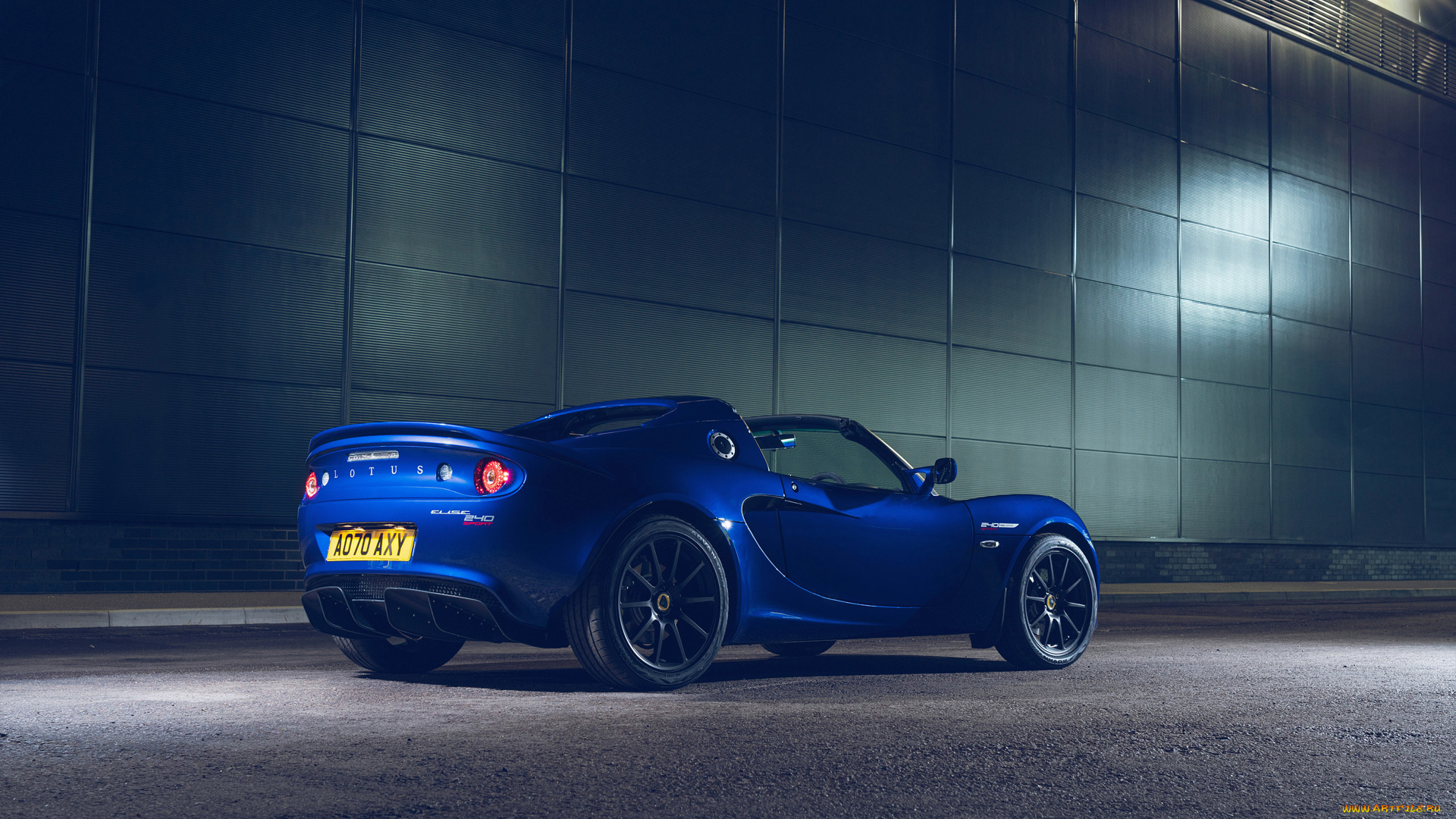 2021, lotus, elise, sport, 240, final, edition, автомобили, lotus, elise, sport, 240, final, edition, 2021, 4k, синий, родстер, экстерьер, вид, сзади, британский, спорткар