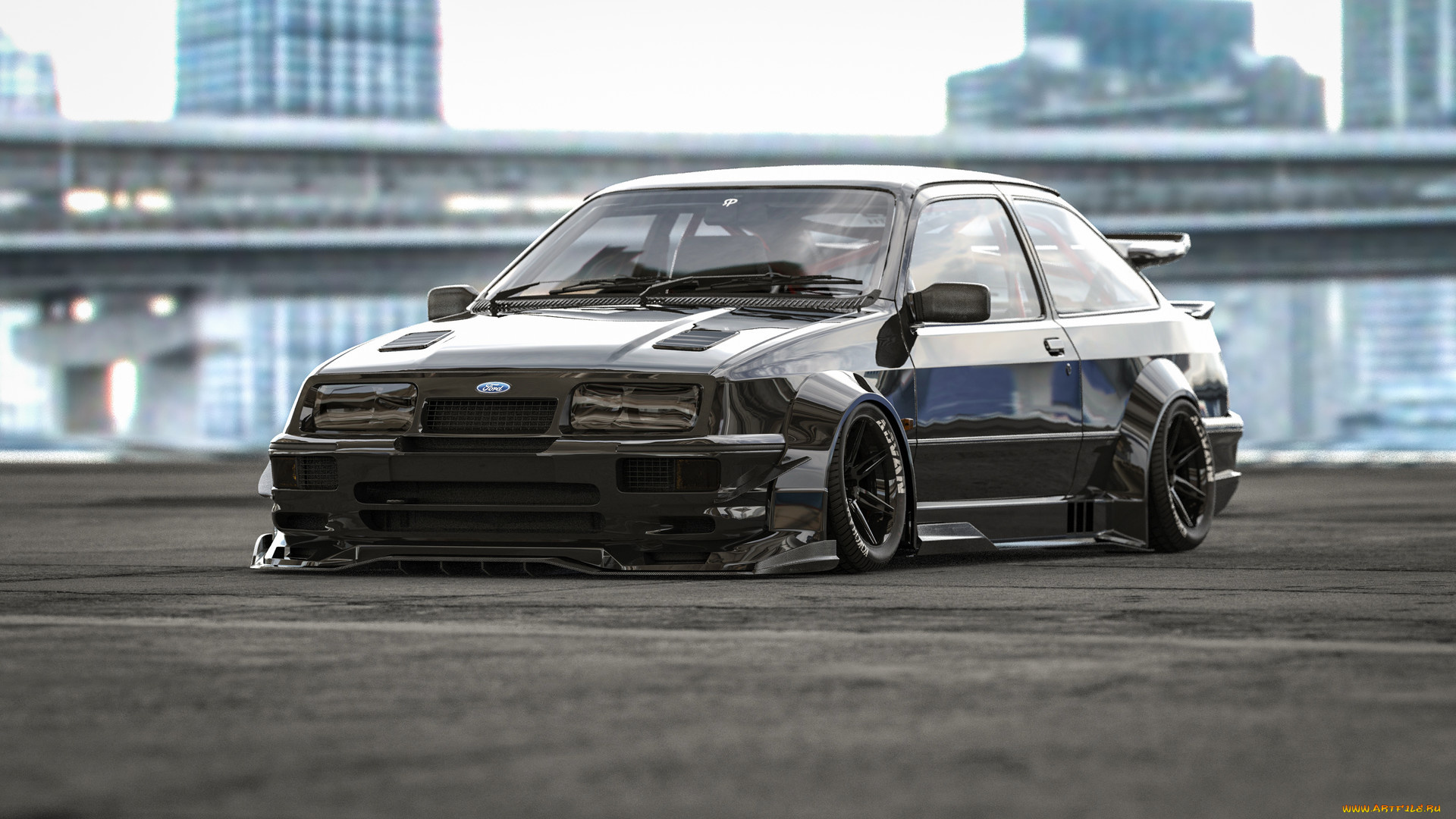 ford, cosworth, rs, автомобили, 3д, ford, cosworth, rs