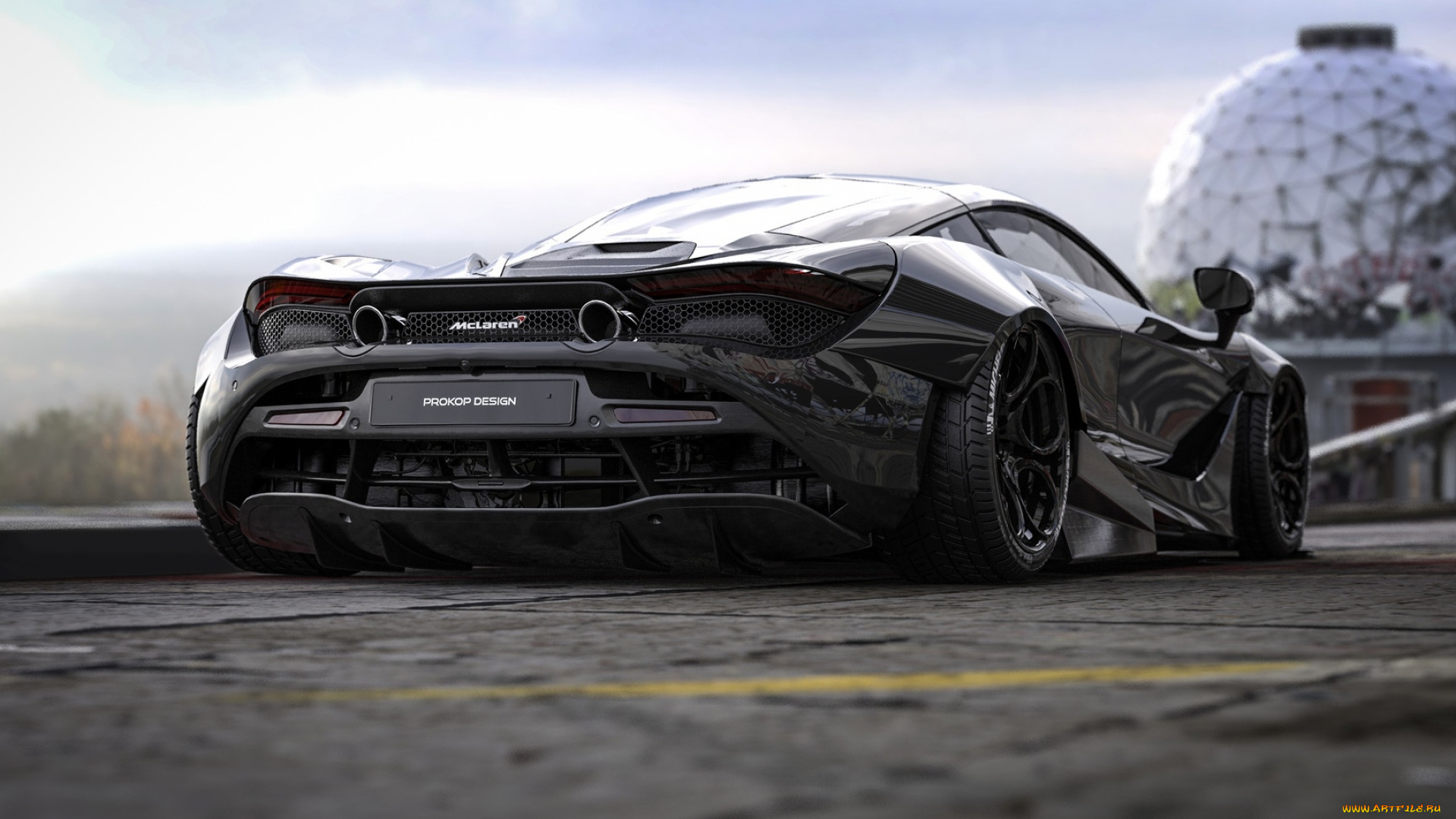 mclaren, 720s, автомобили, 3д, mclaren, 720s