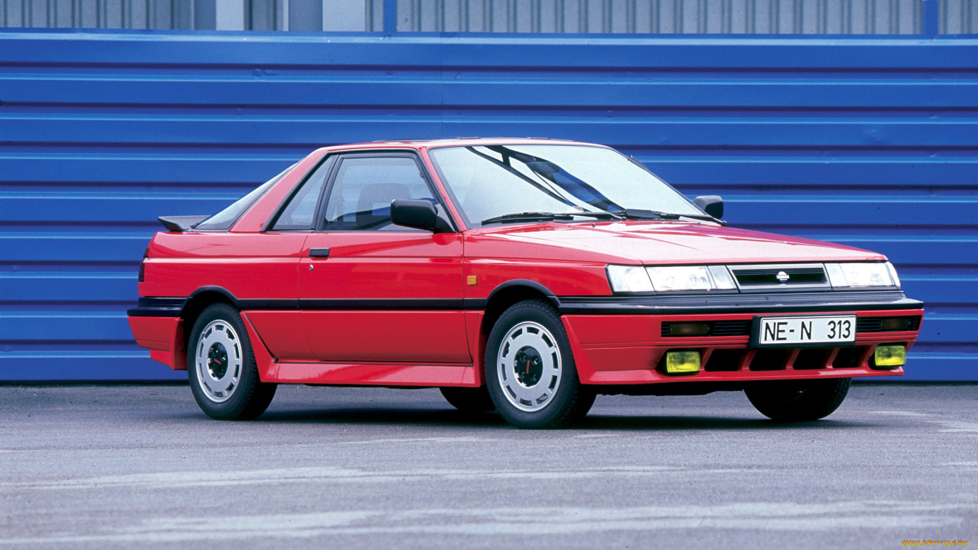 nissan, sentra, sunny, автомобили, nissan, datsun, ниссан, красный, забор