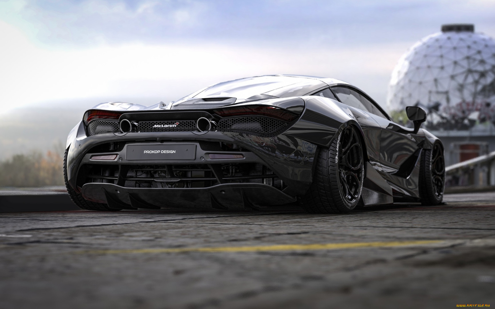 mclaren, 720s, автомобили, 3д, mclaren, 720s