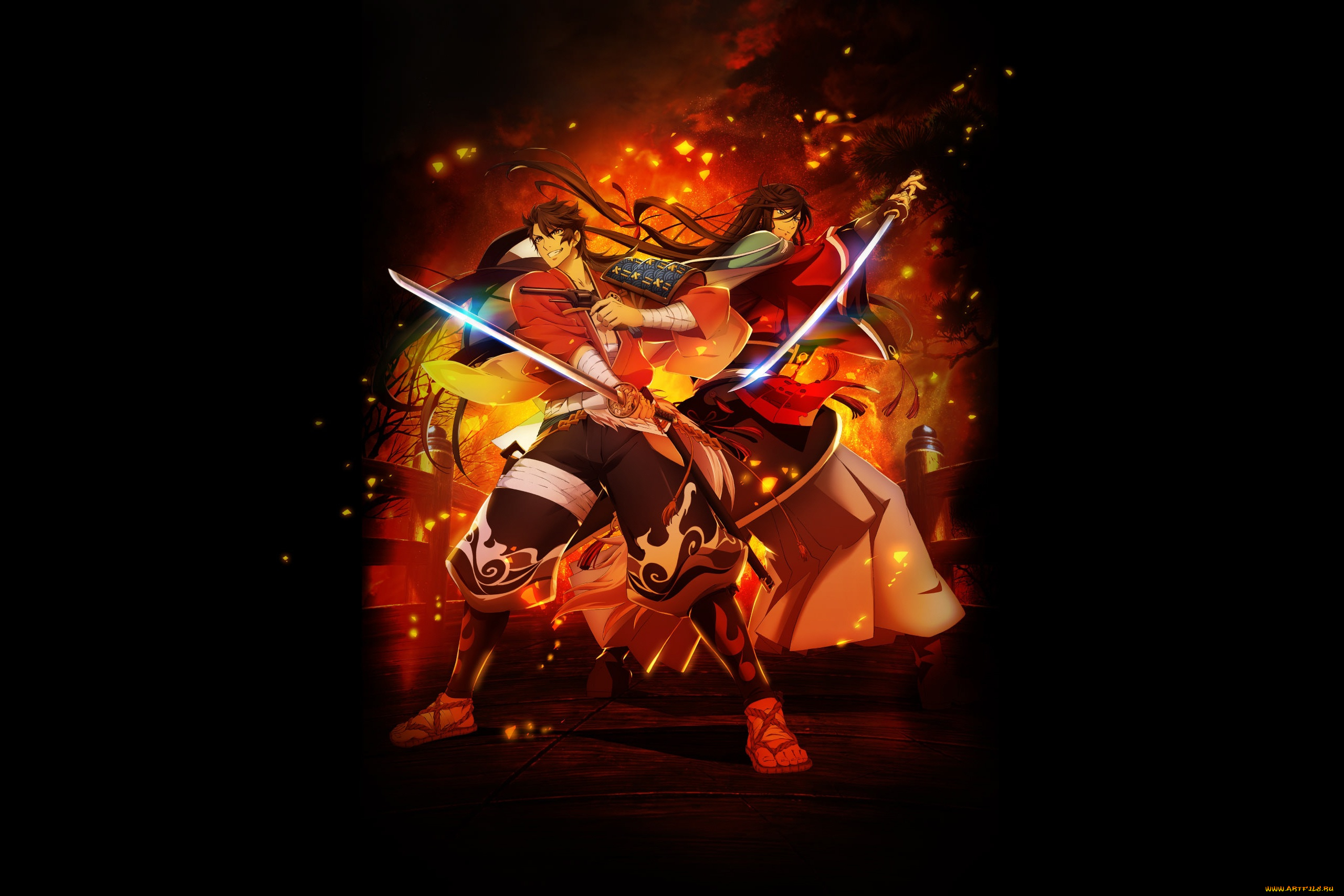 аниме, touken, ranbu, touken, ranbu