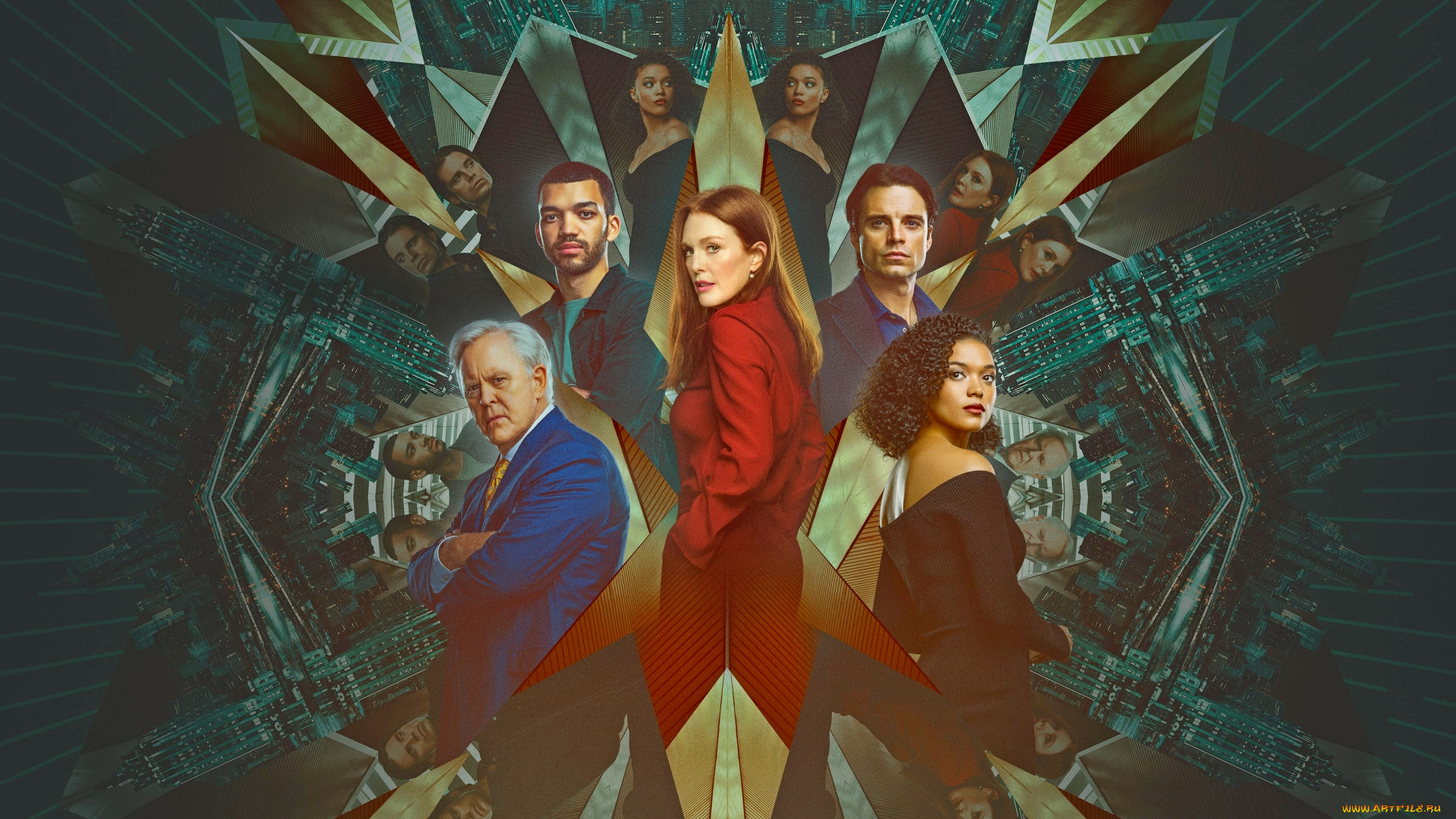 sharper, , , 2023, , кино, фильмы, -unknown, , другое, aферисты, триллер, драма, криминал, sebastian, stan, julianne, moore, john, lithgow, sharper