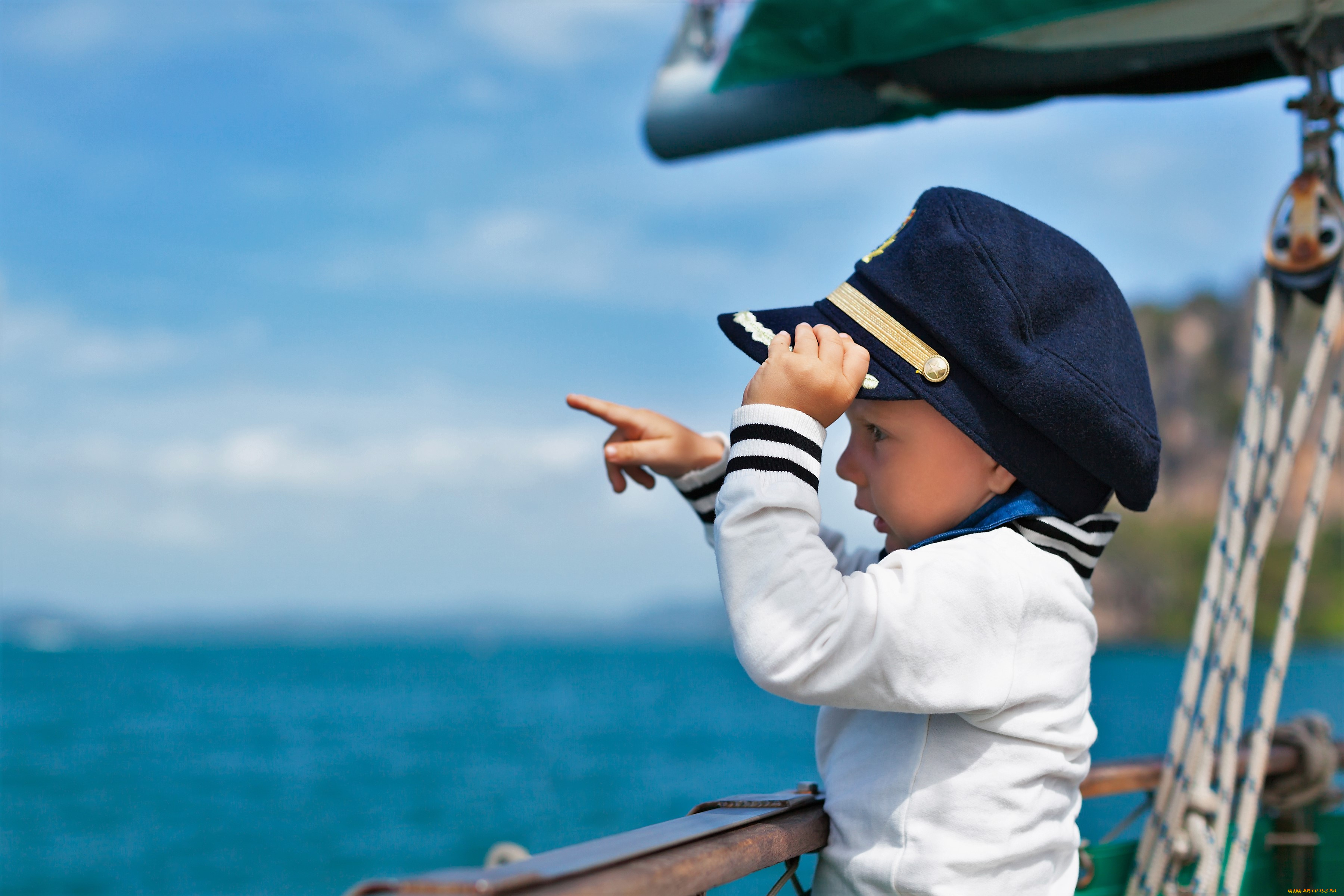 разное, дети, мальчик, фуражка, корабль