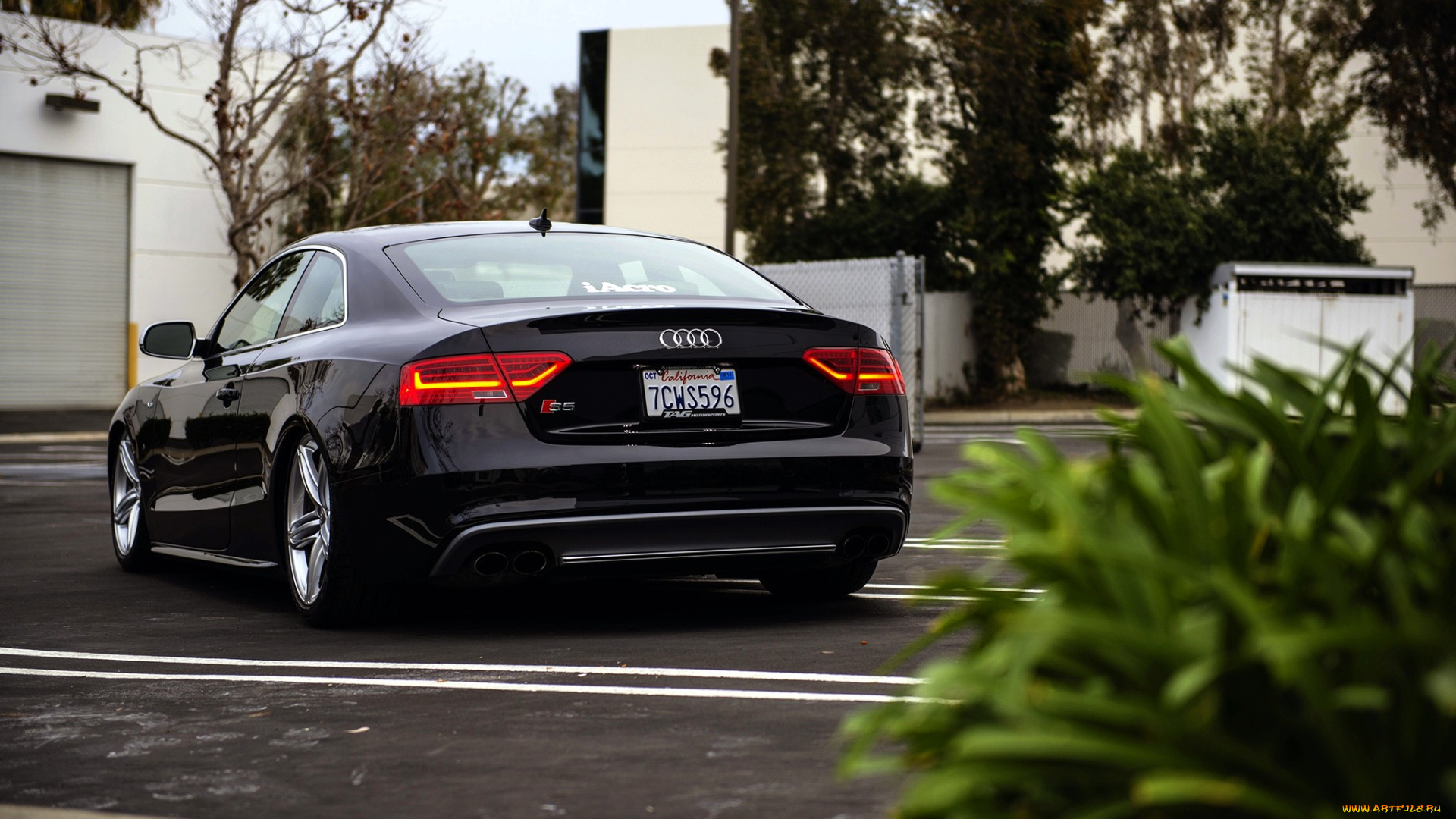 audi, s5, автомобили, audi, черный, площадка, дом