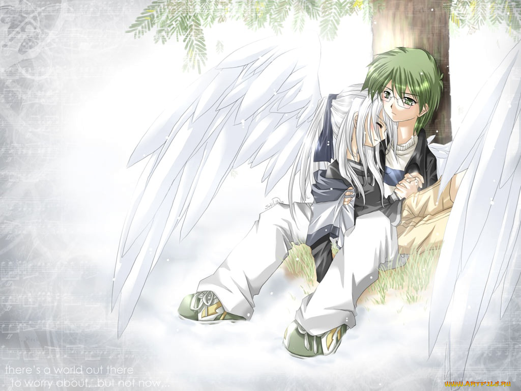 аниме, angels, demons