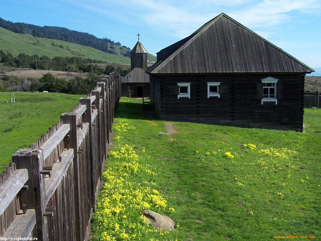 форт, росс, русская, америка, города, исторические, архитектурные, памятники