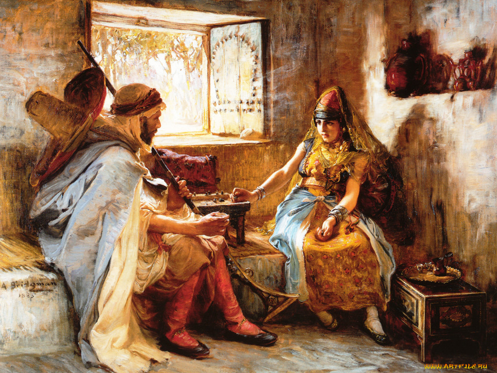 рисованные, frederick, arthur, bridgman