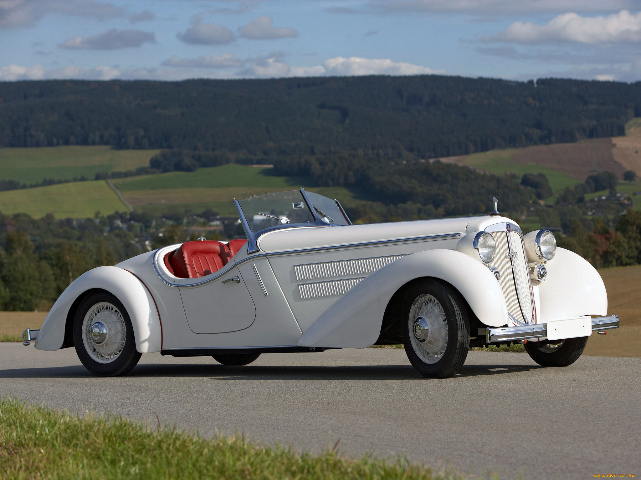 audi, 225, front, roadster, автомобили, классика