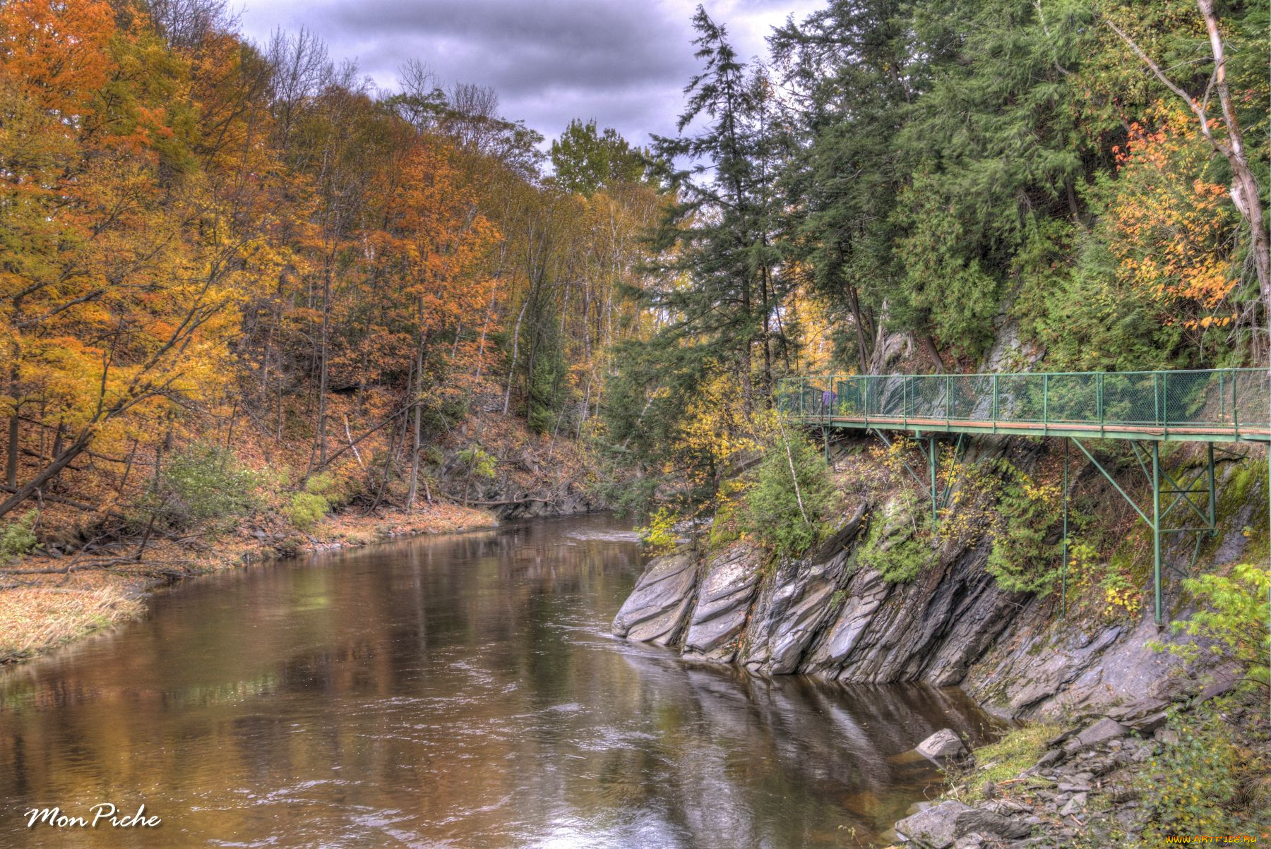 природа, реки, озера, квебек