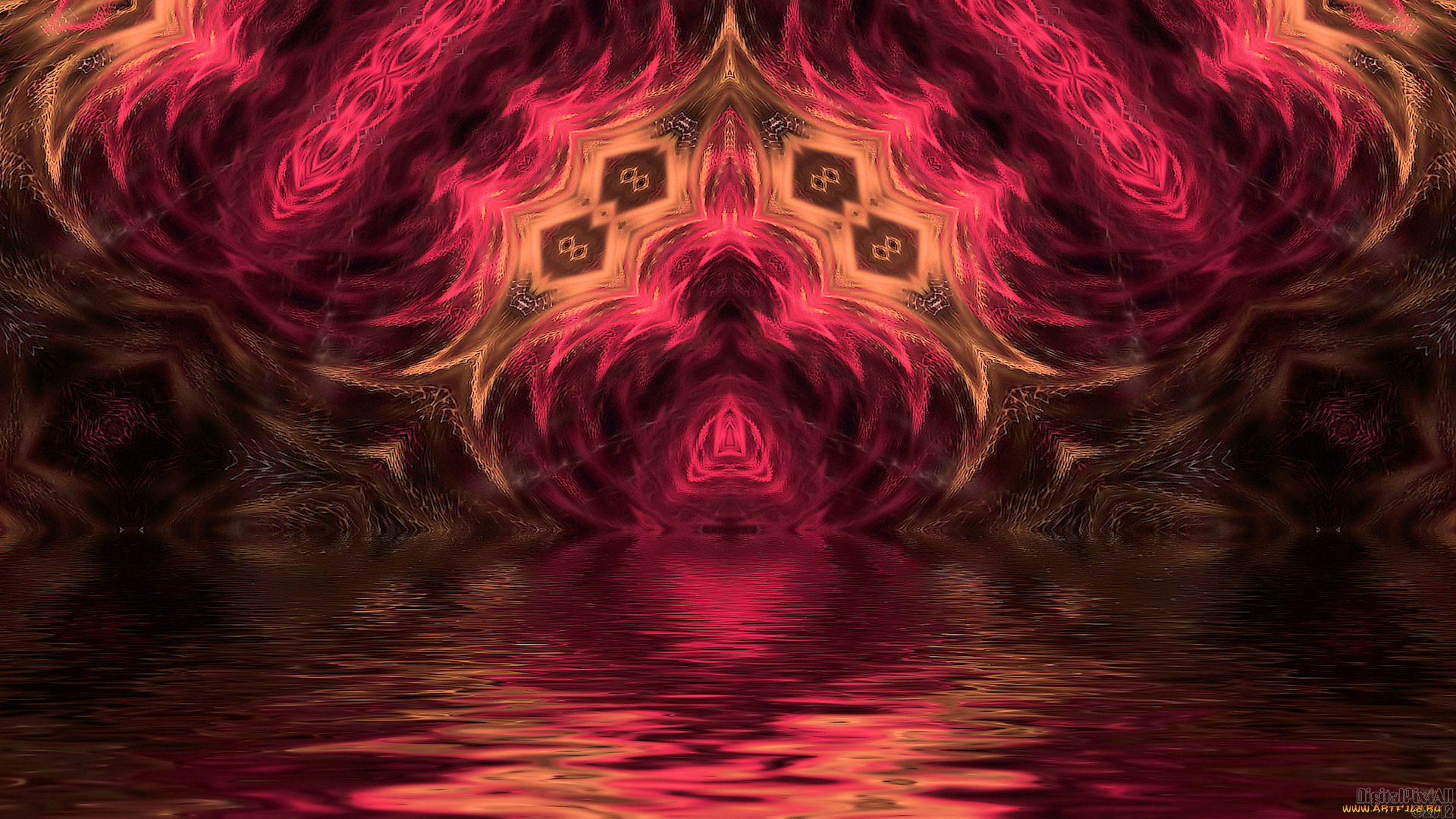 3д, графика, fractal, фракталы, цвета, узор, фон