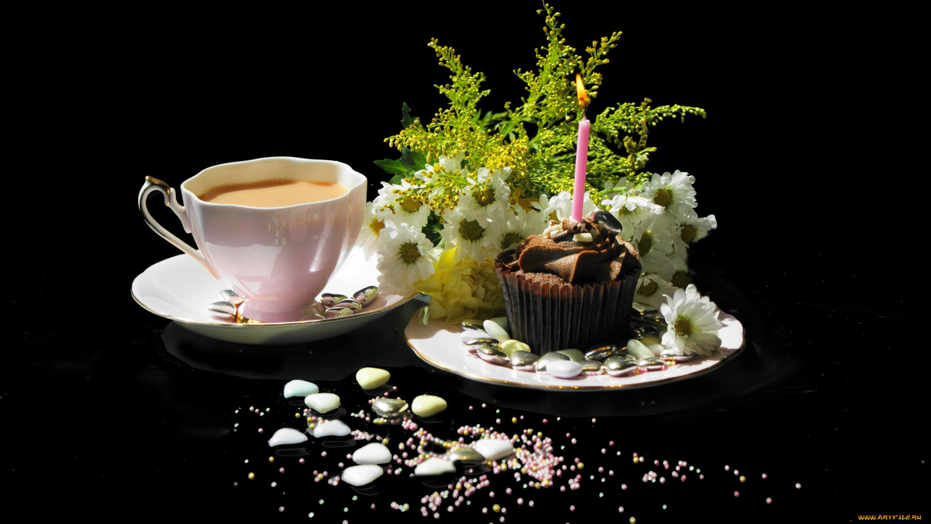 еда, натюрморт, букеты, цветы