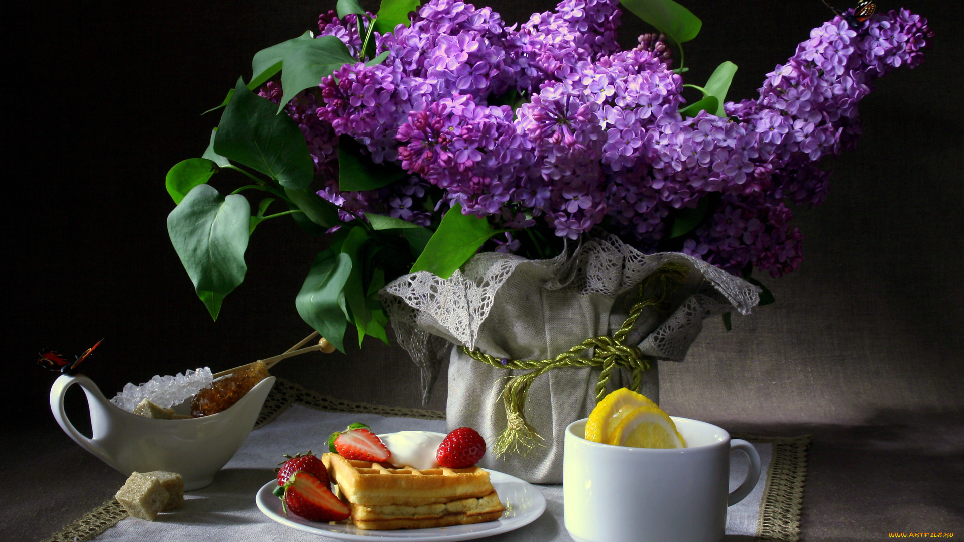 еда, натюрморт, букеты, цветы