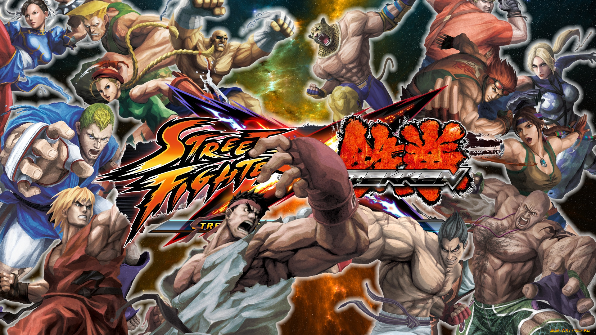 street, fighter, tekken, видео, игры, x