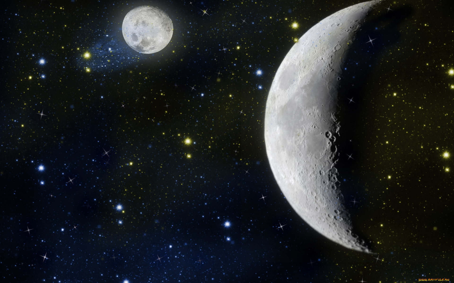 космос, арт, планеты