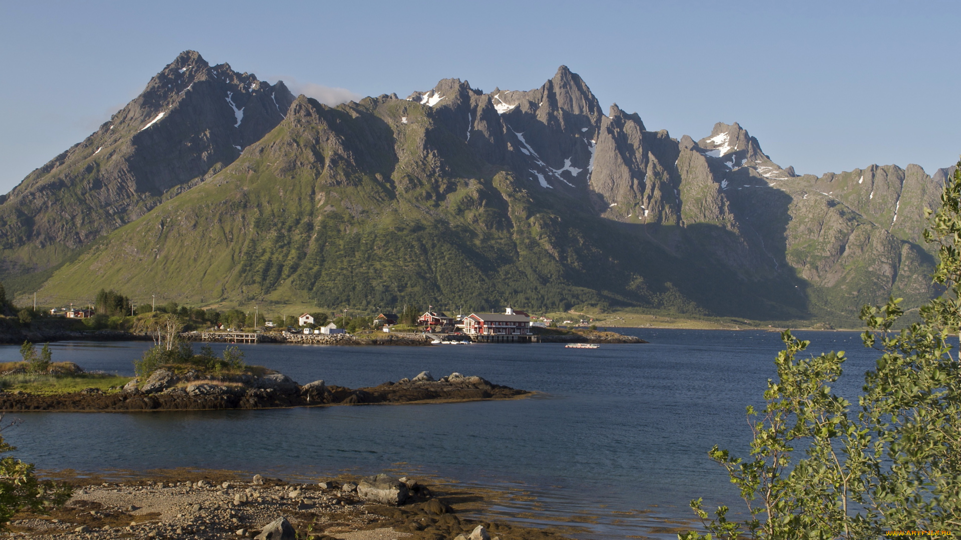 lofoten, норвегия, природа, реки, озера, озеро, горы