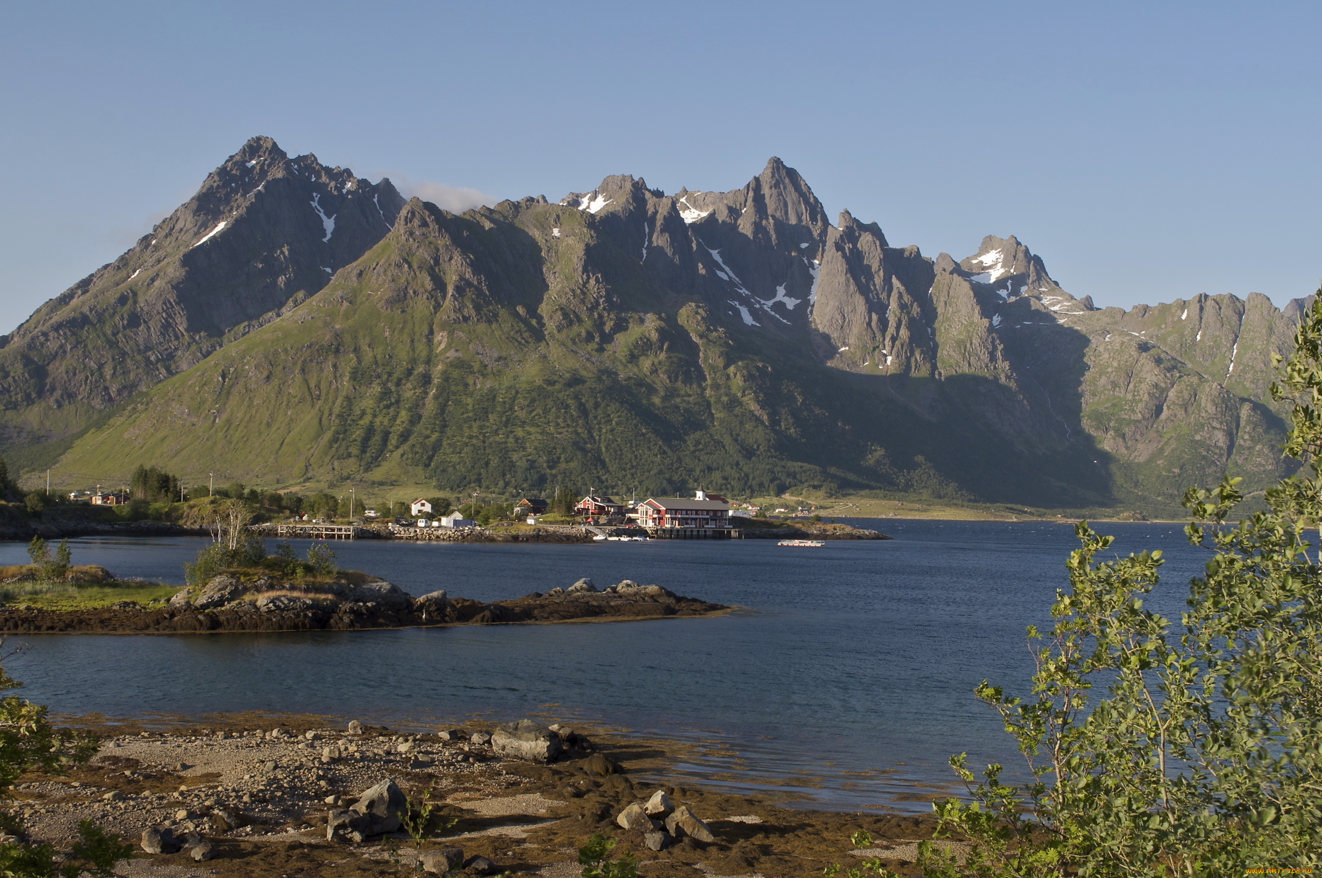 lofoten, норвегия, природа, реки, озера, озеро, горы