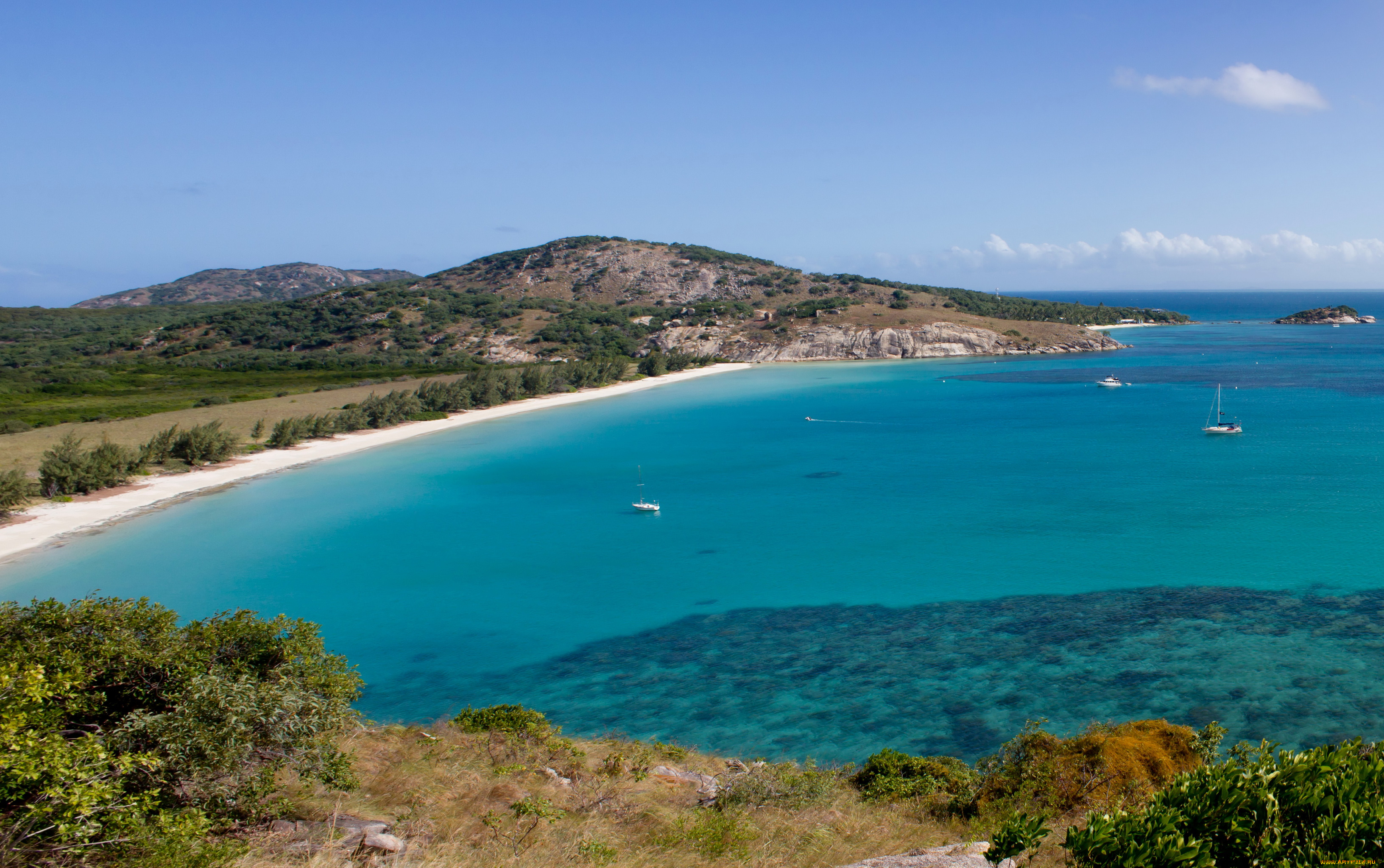 французская, полинезия, природа, побережье, берег, море