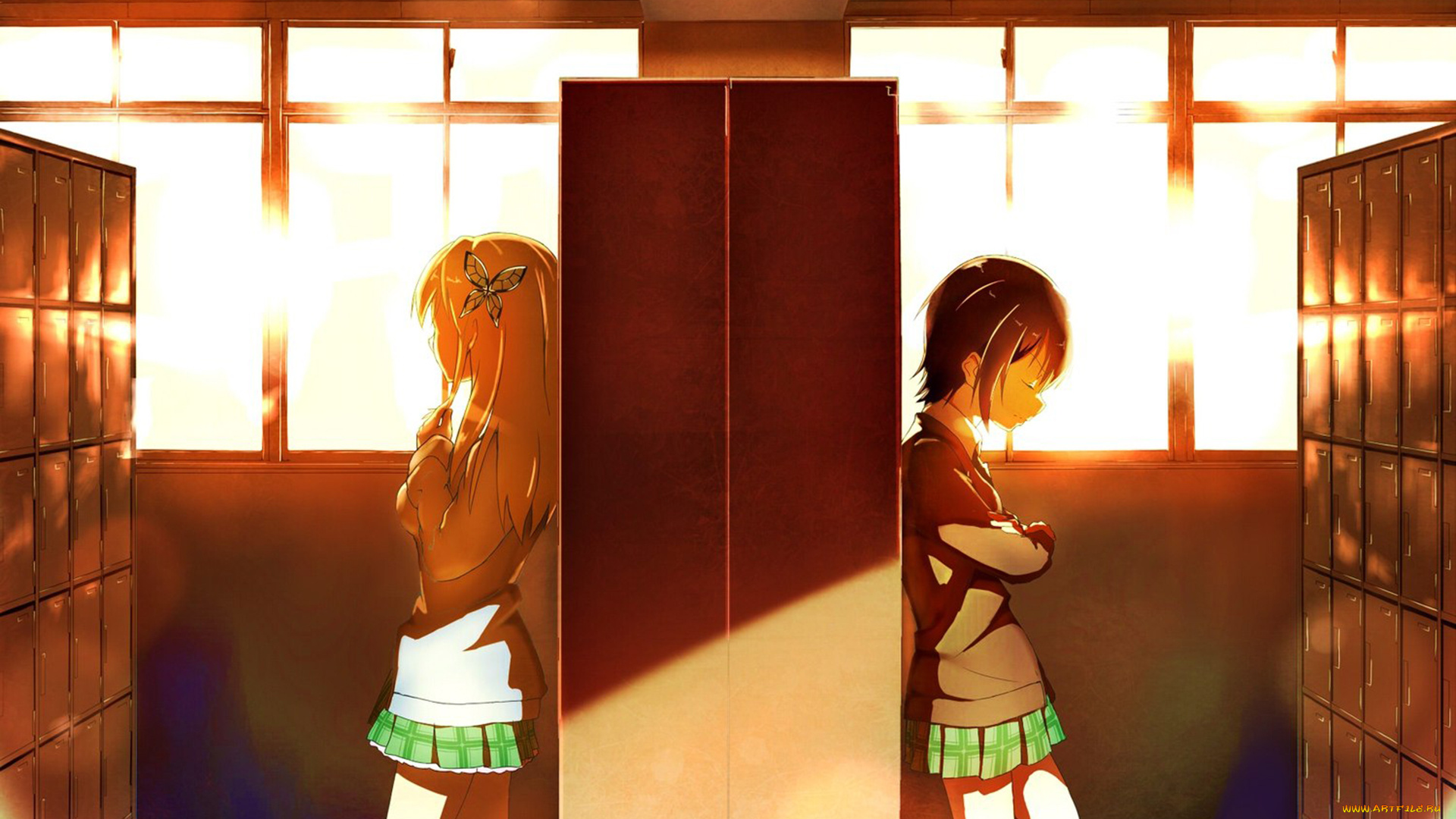 аниме, boku, wa, tomodachi, ga, sukunai, boku, wa, tomodachi, ga, sukunai, школьные, шкафчики, kashiwazaki, sena, mikazuki, yozora