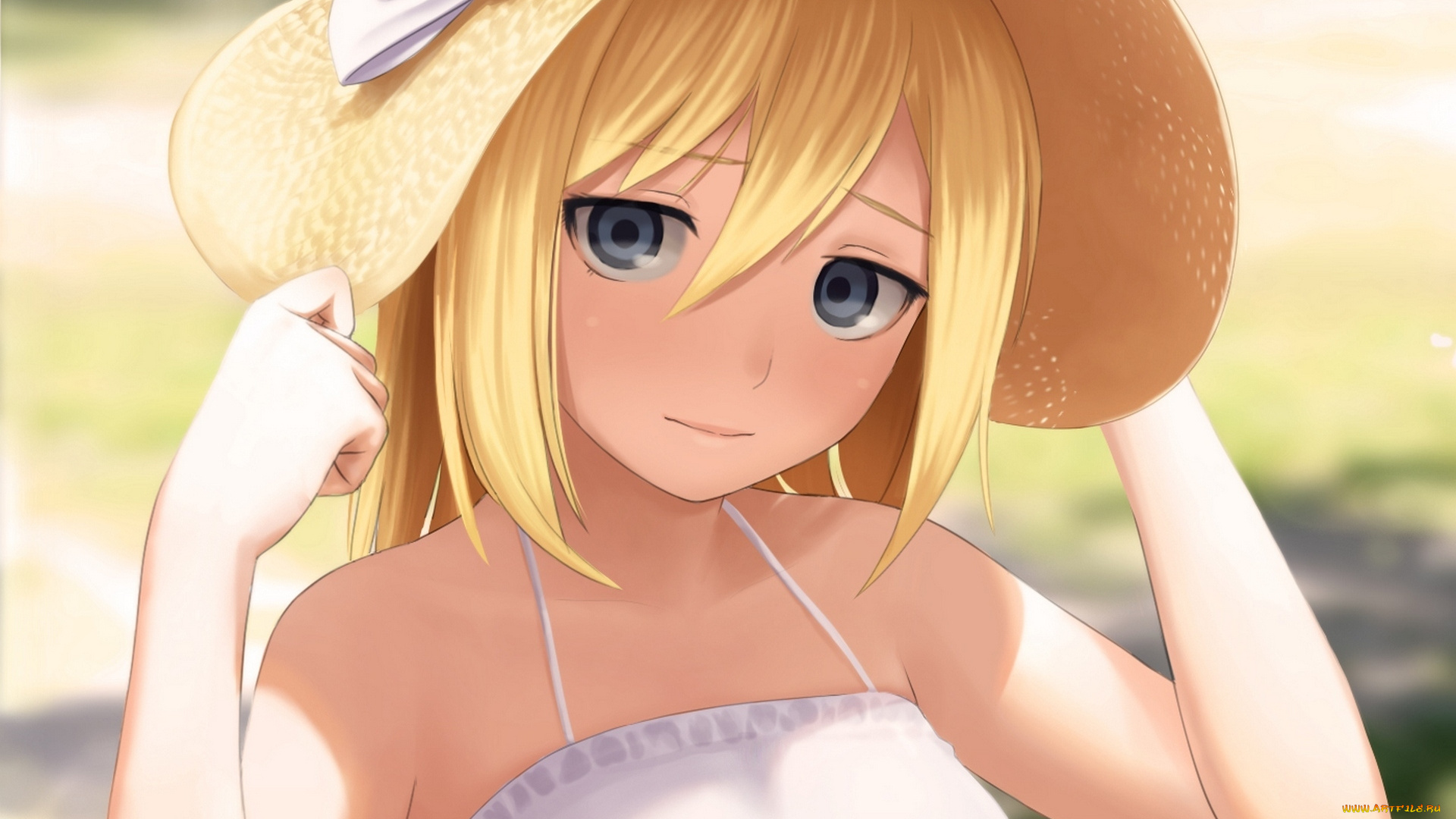 аниме, shingeki, no, kyojin, взгляд, жест, шляпка, christa, renz, девушка