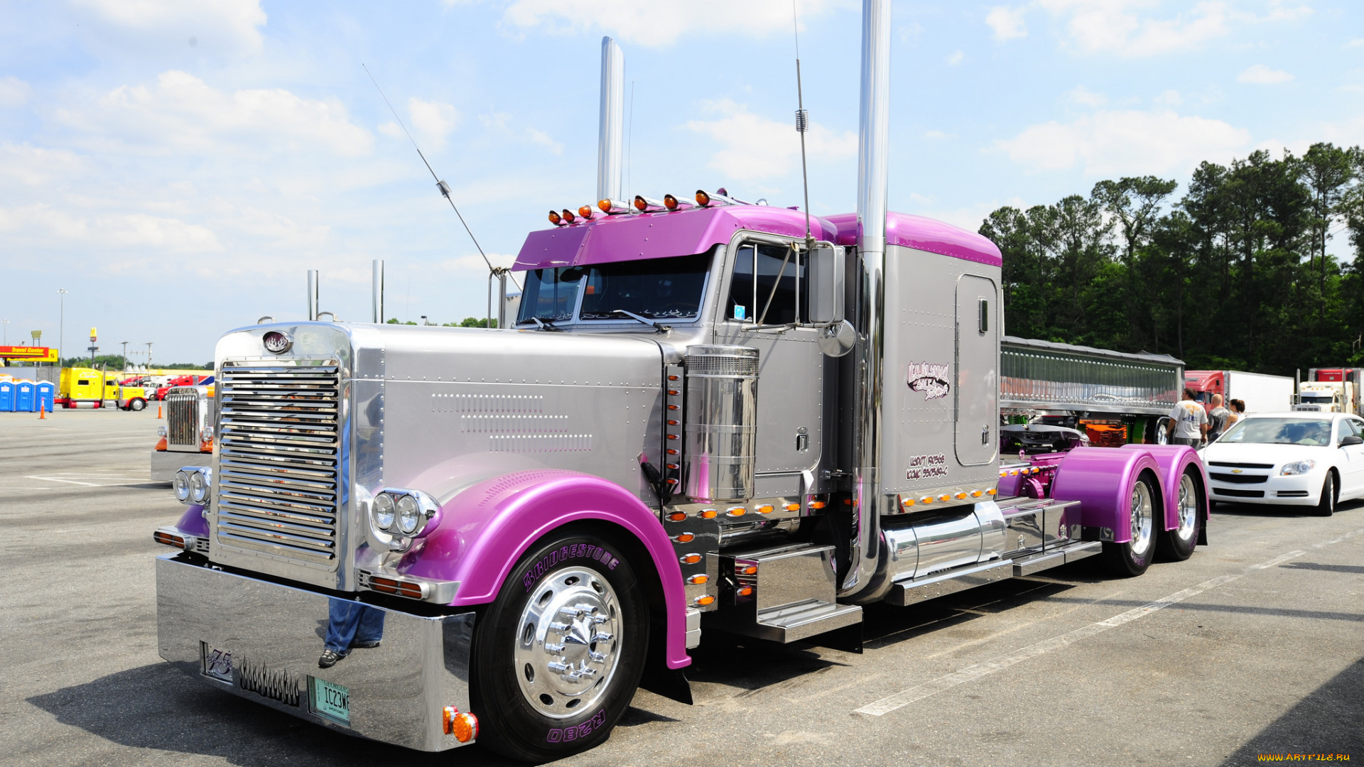 peterbilt, автомобили, тяжелый, тягач, грузовик