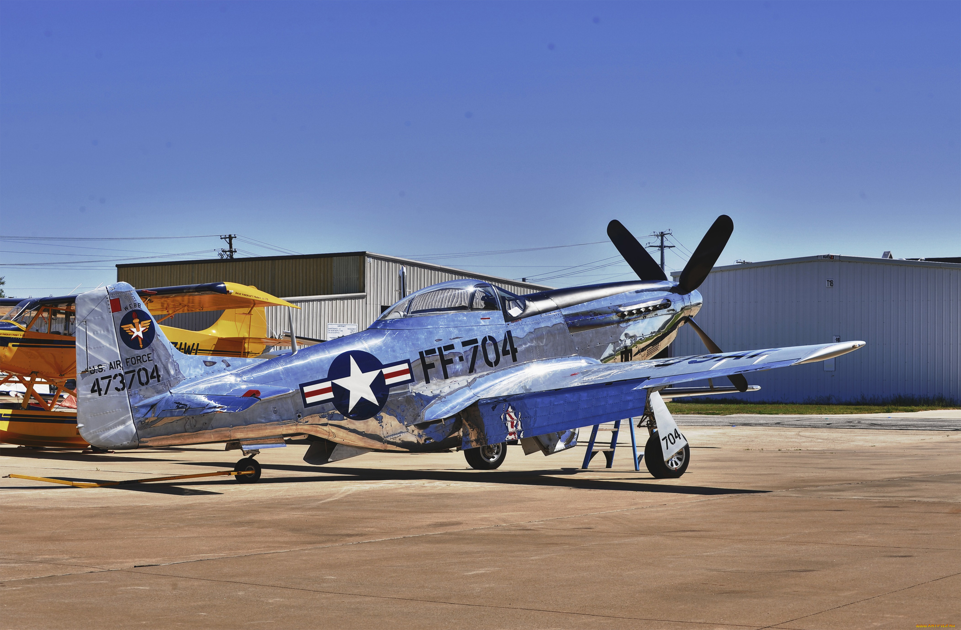 авиация, лёгкие, и, одномоторные, самолёты, army, airplane, north, american, p-51, mustang