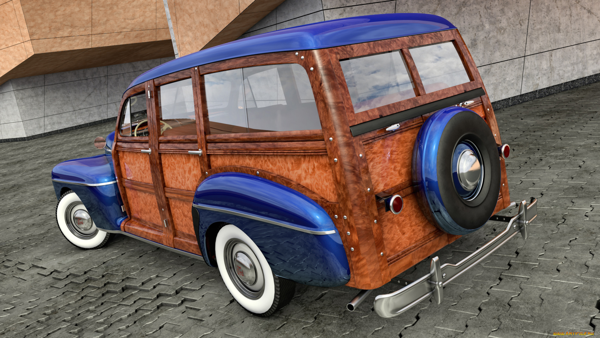 автомобили, 3д, автомобиль, фон