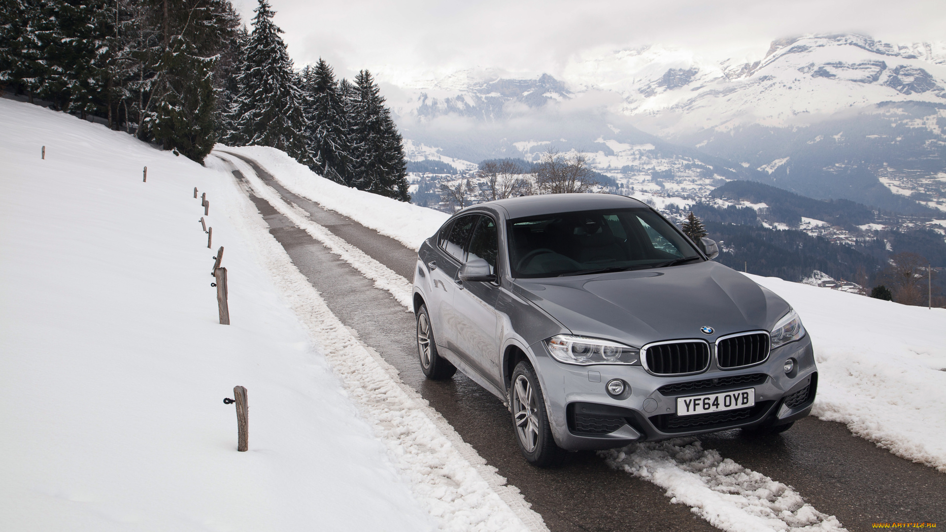 автомобили, bmw, снег, дорога, светлый, 2015г, f16, uk-spec, package, sport, xdrive30d, m, x6