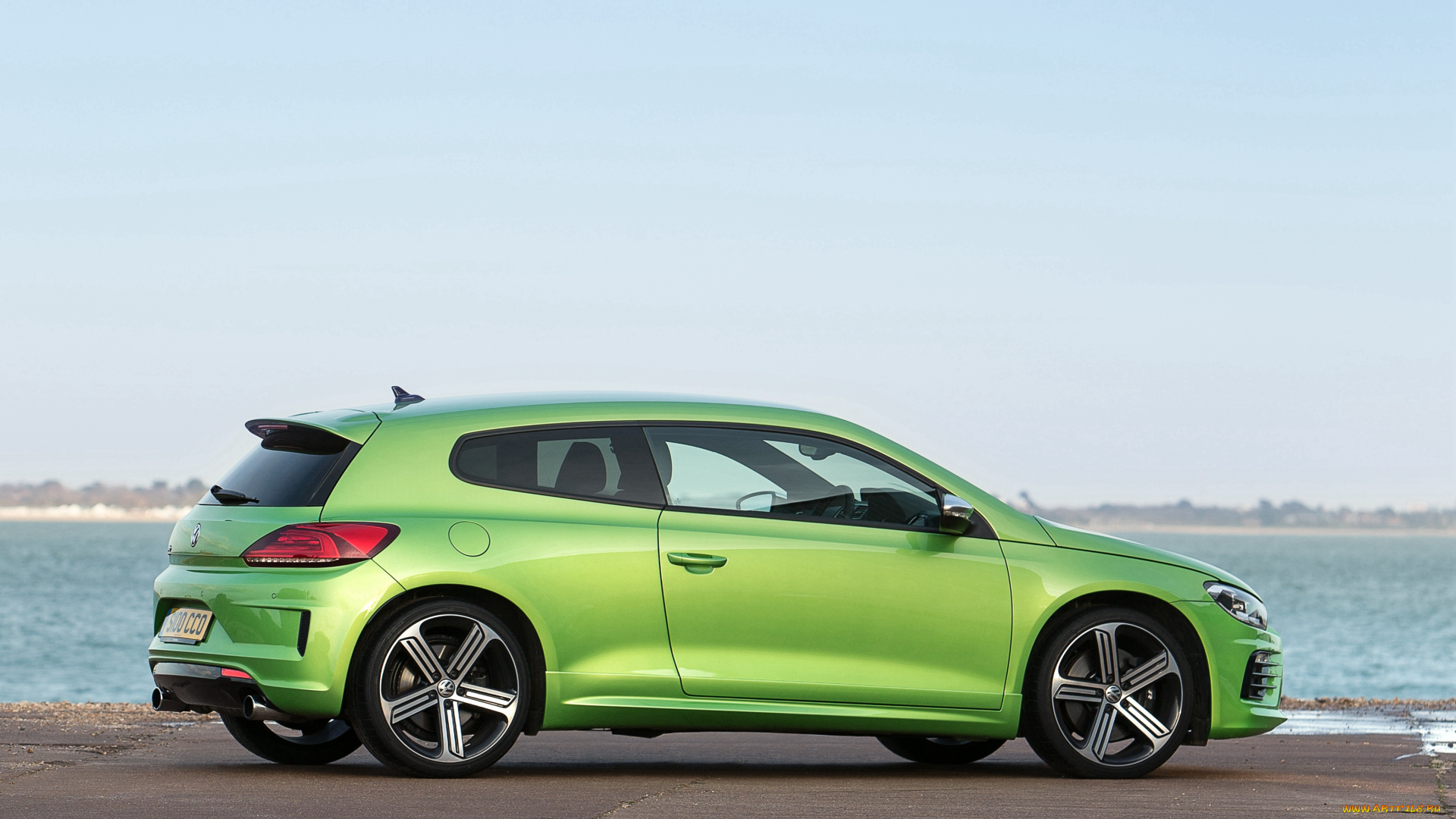 автомобили, volkswagen, uk-spec, scirocco, r, зеленый, 2014г