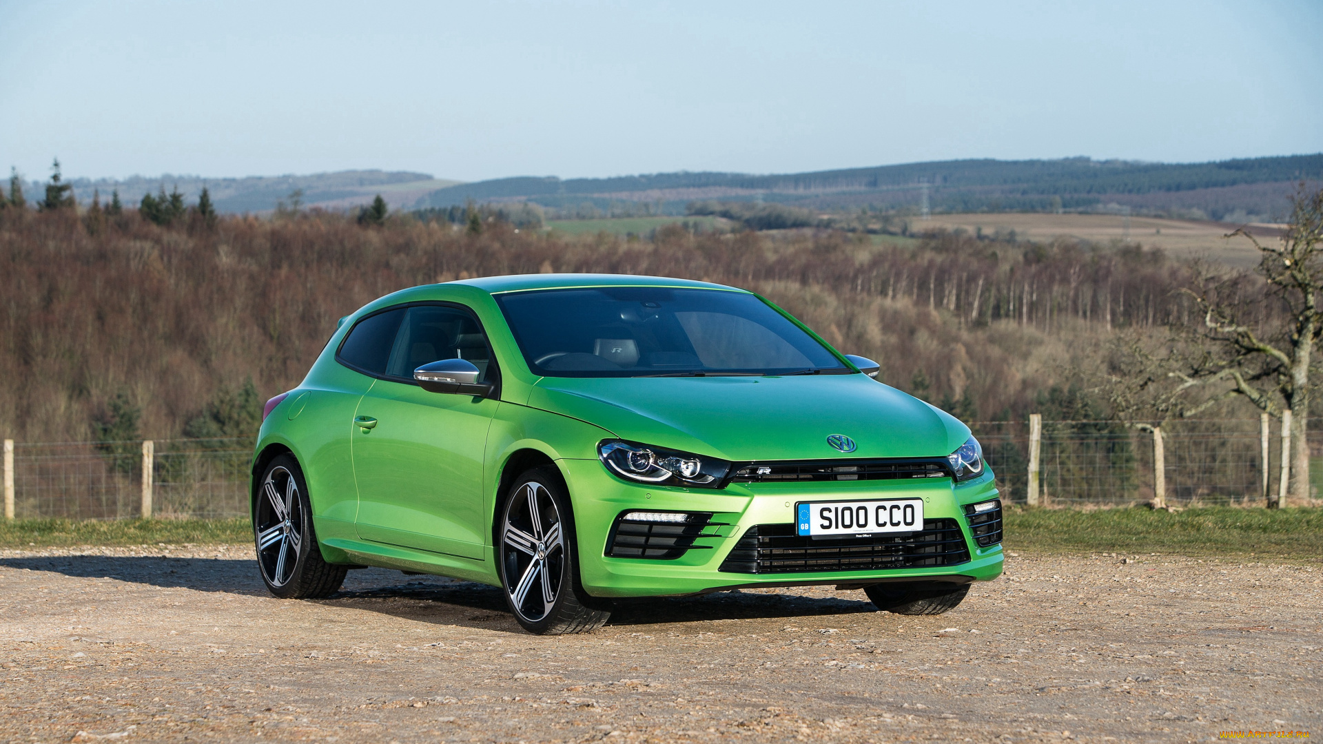 автомобили, volkswagen, зеленый, 2014г, uk-spec, scirocco, r