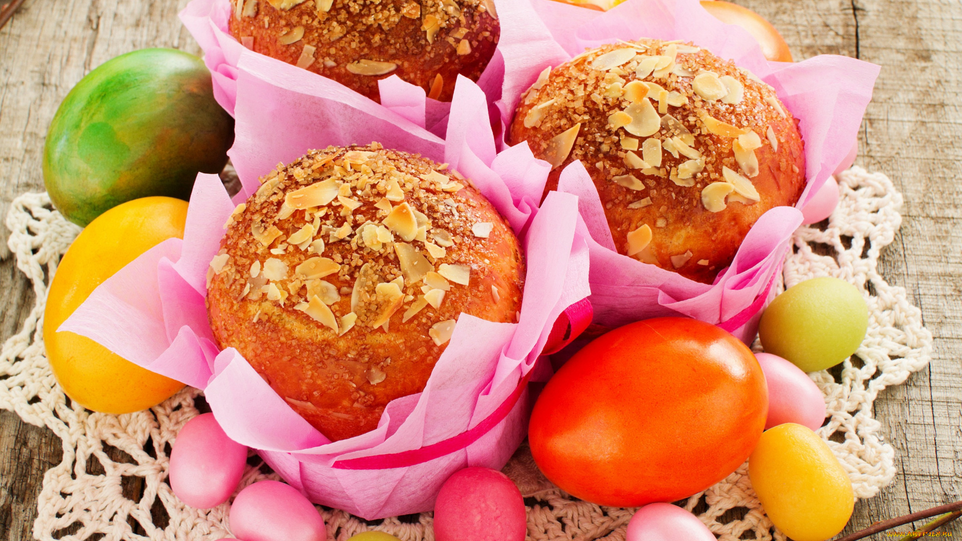 праздничные, пасха, easter, cake, eggs, кулич, выпечка, яйца, кексы