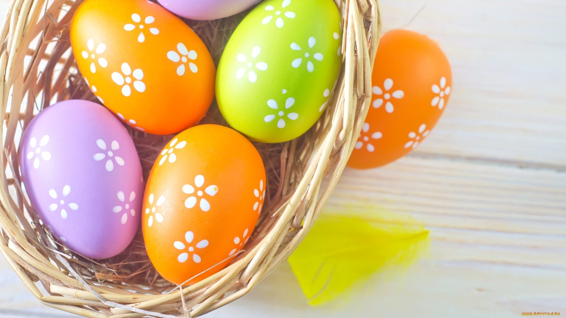 праздничные, пасха, яйца, корзина