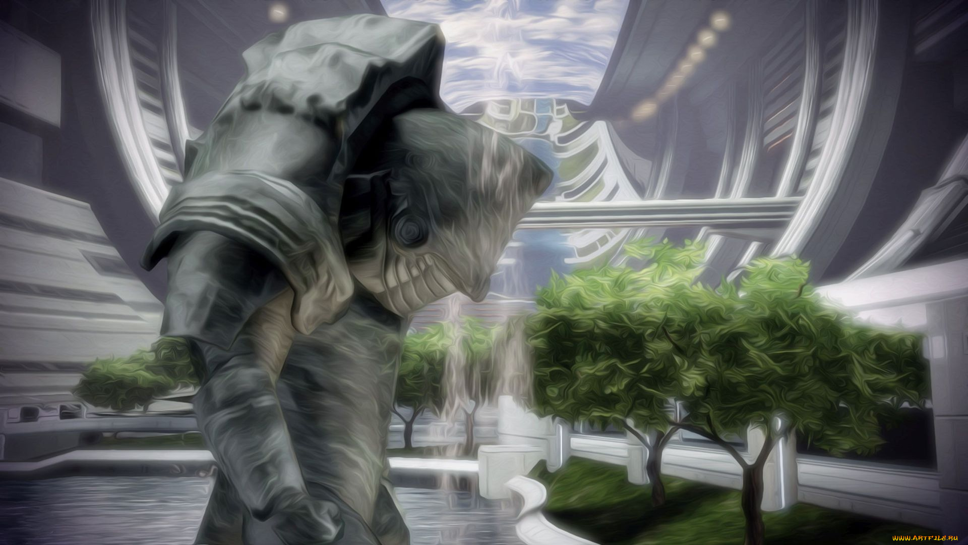 видео, игры, mass, effect, персонаж