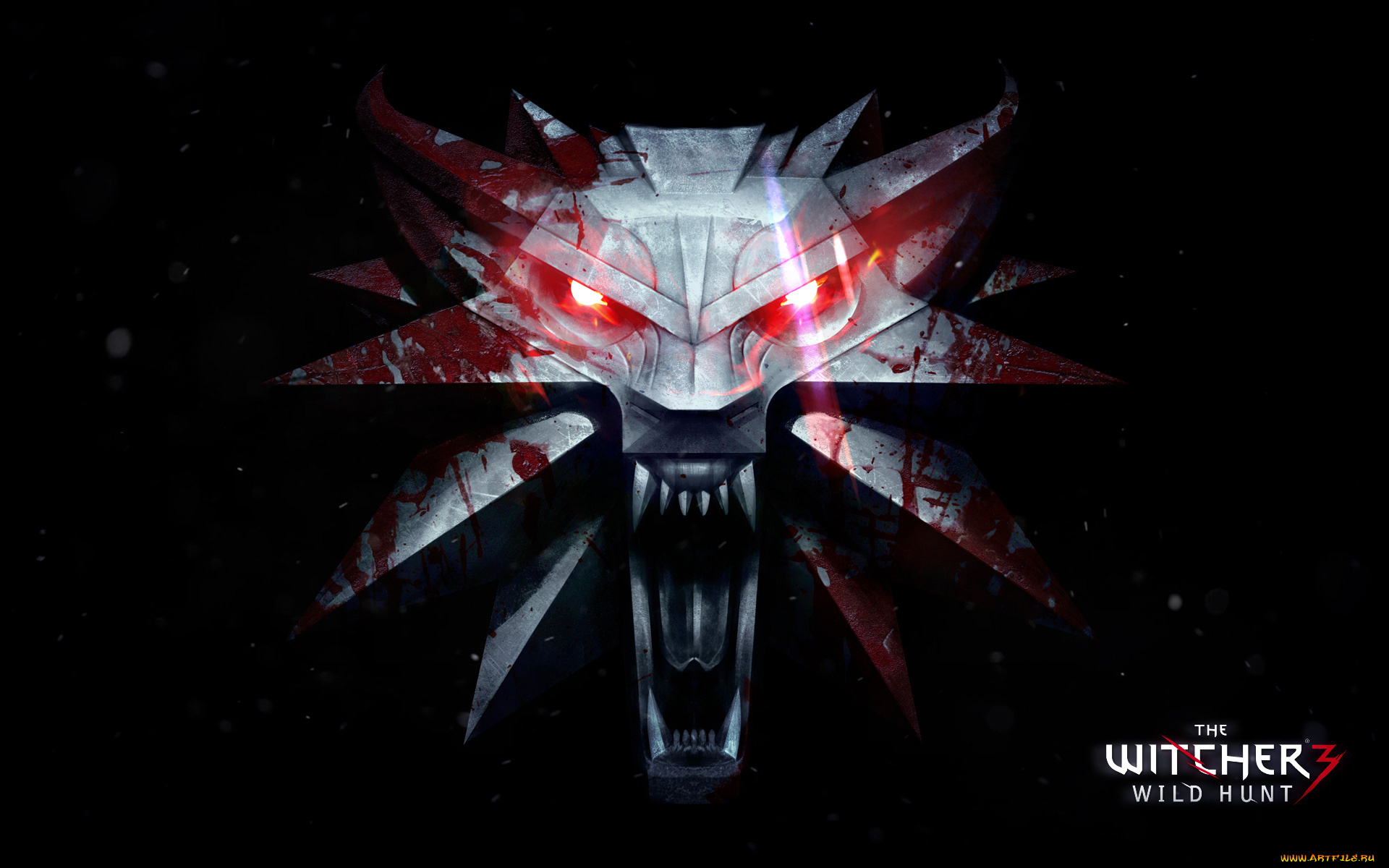 the, witcher, 3, wild, hunt, видео, игры, the, witcher, 3, , wild, hunt, логотип, фон, глаза, кров