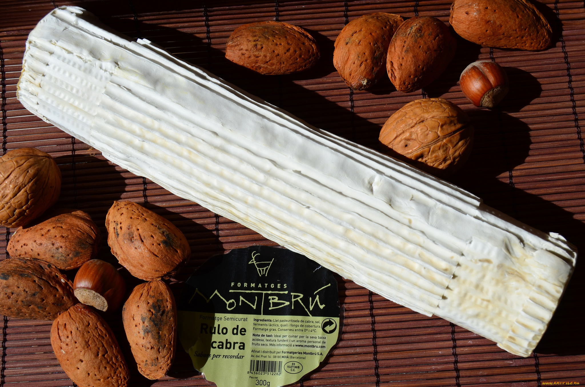 rulo, de, cabra, de, montbru, еда, сырные, изделия, сыр