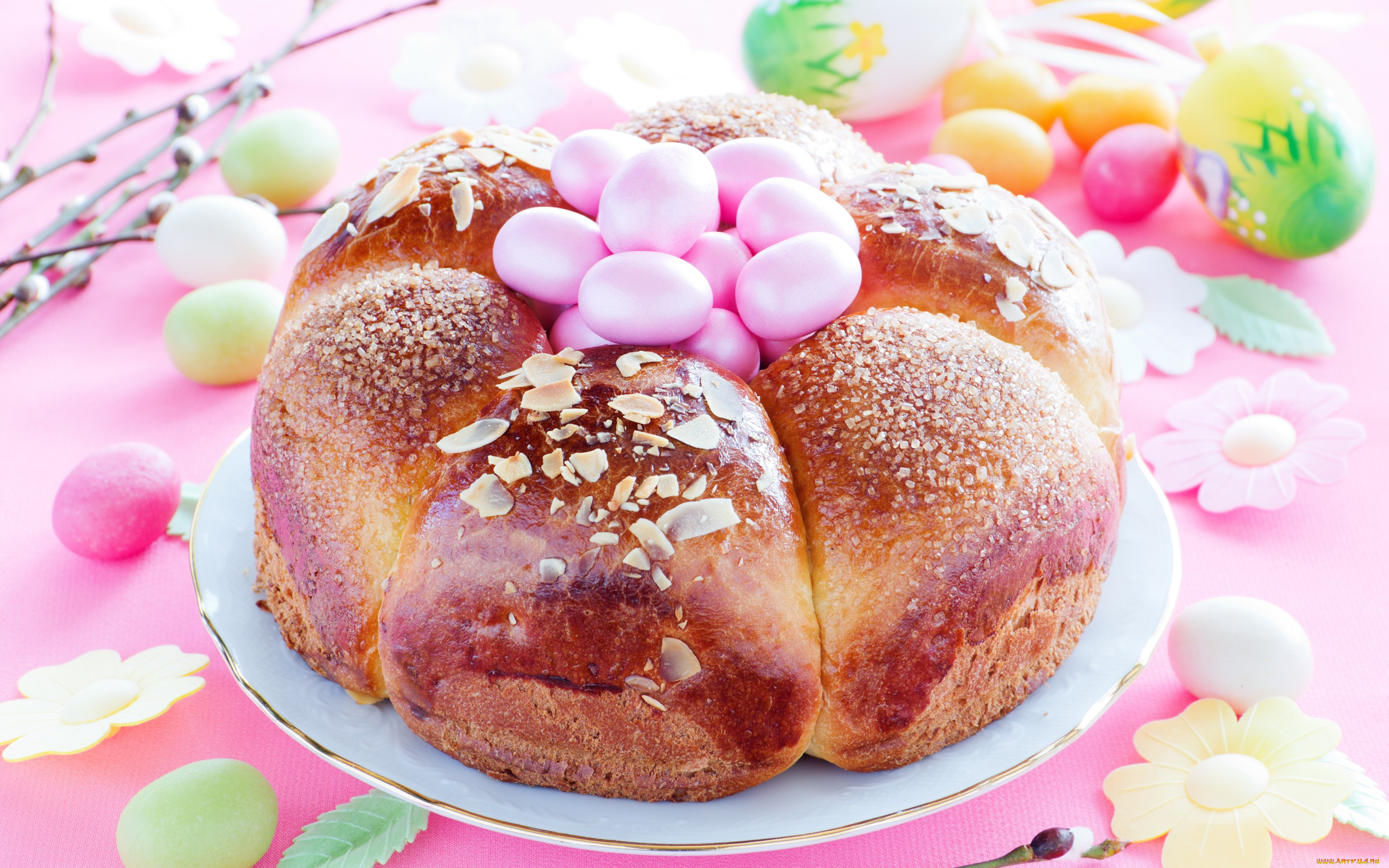 праздничные, пасха, easter, cake, eggs, кулич, выпечка, яйца, хлеб