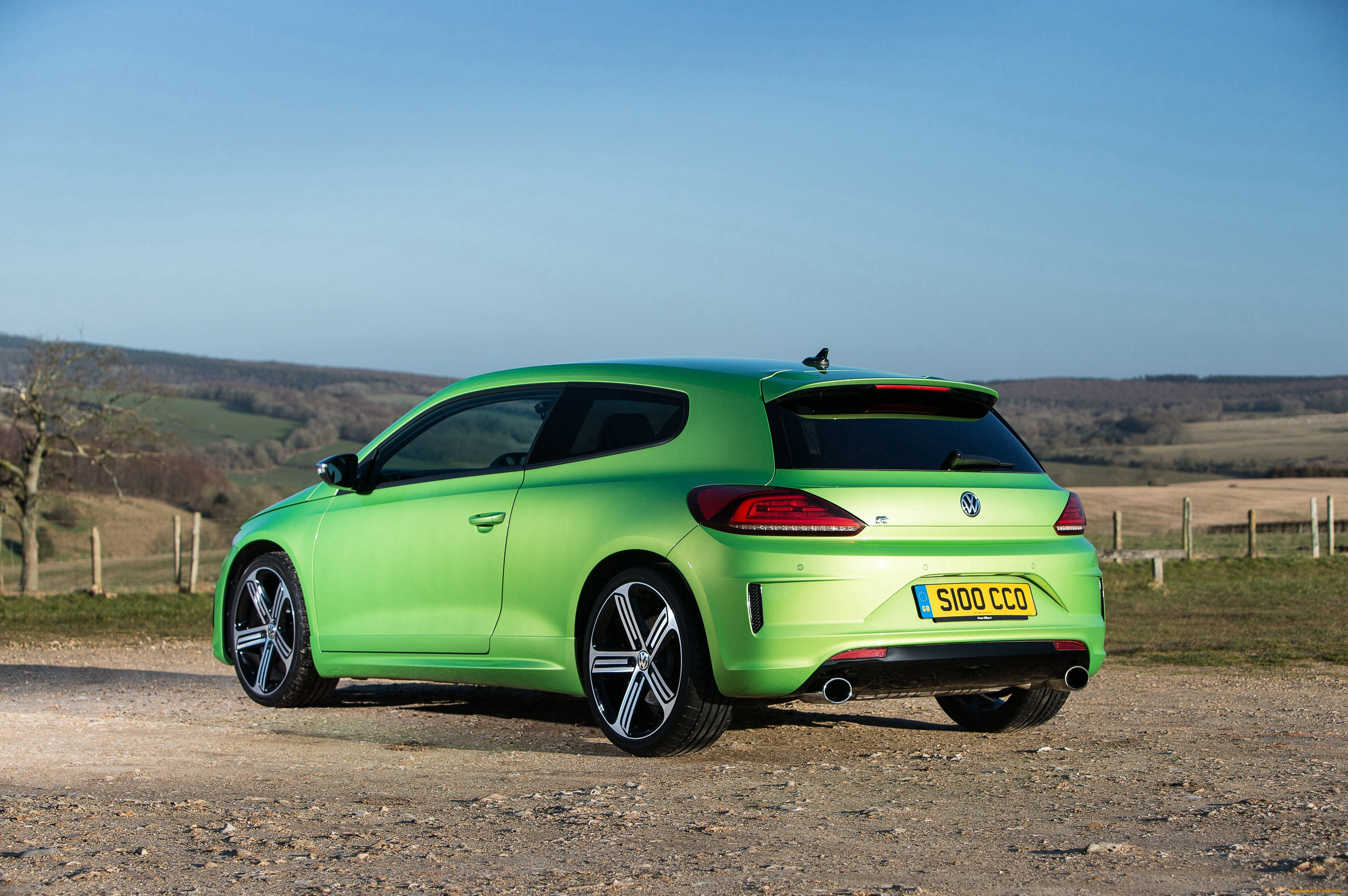 автомобили, volkswagen, scirocco, r, зеленый, 2014г, uk-spec