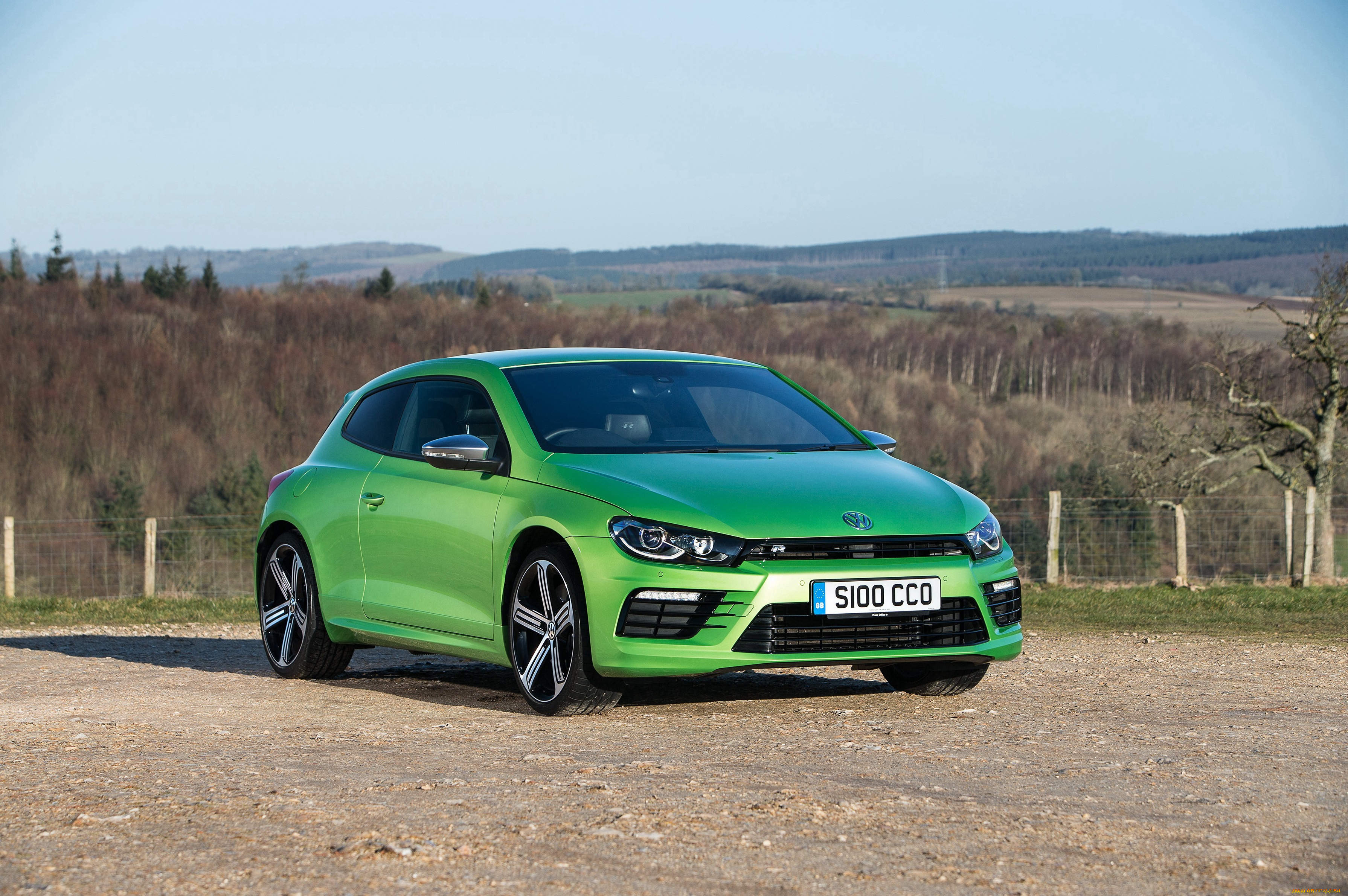 автомобили, volkswagen, зеленый, 2014г, uk-spec, scirocco, r