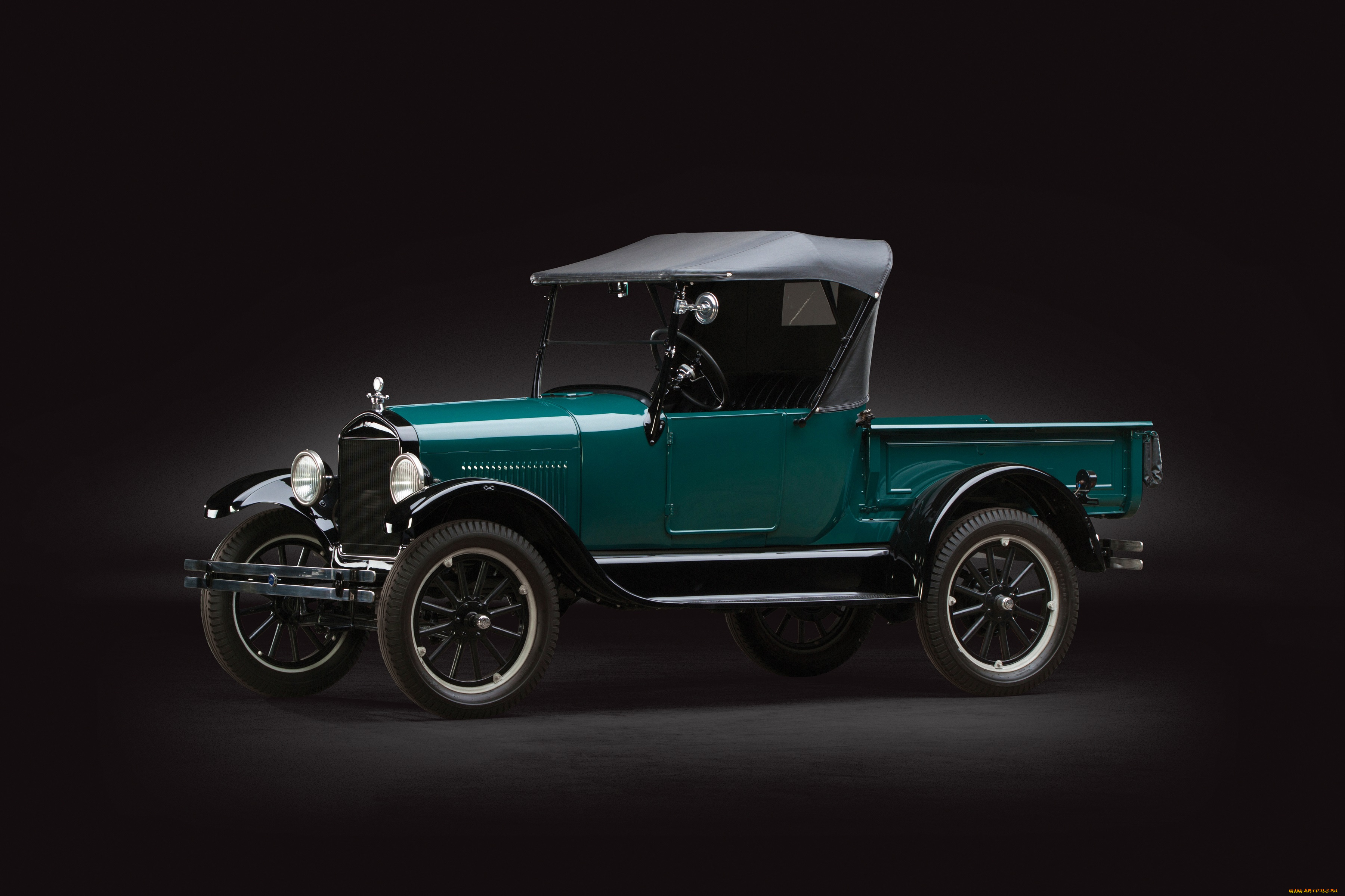 автомобили, классика, pickup, roadster, 1926г, model, t, ford, зеленый