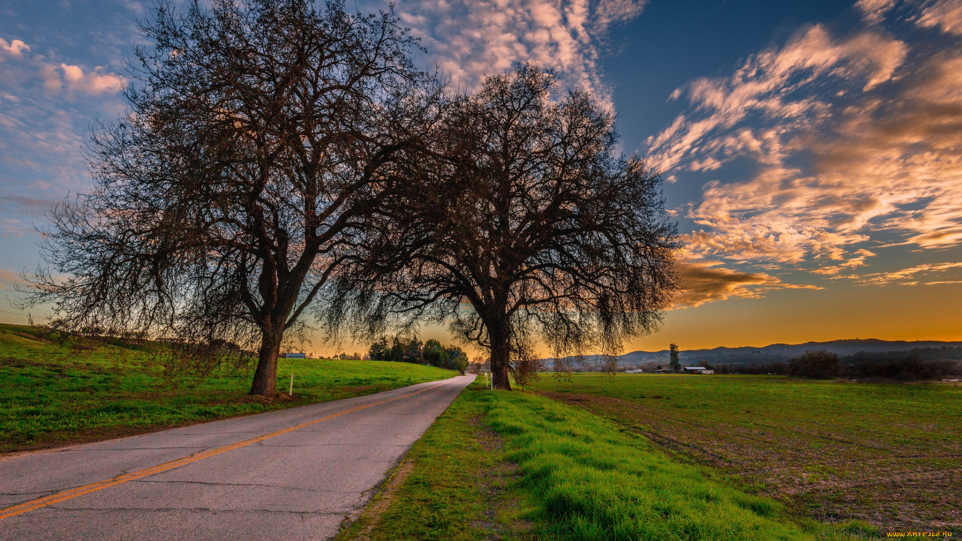 природа, дороги, тракт