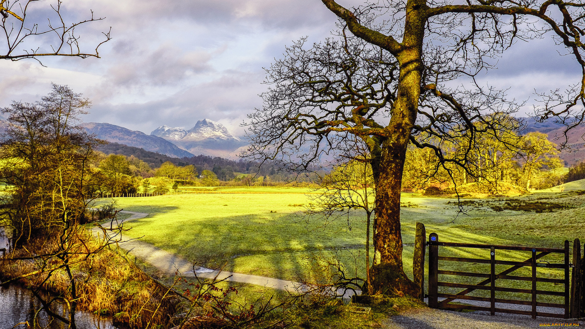 природа, дороги, тракт