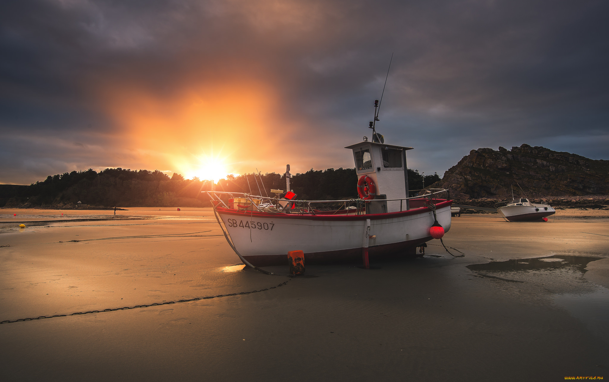 корабли, баркасы, , , буксиры, пляж, побережье