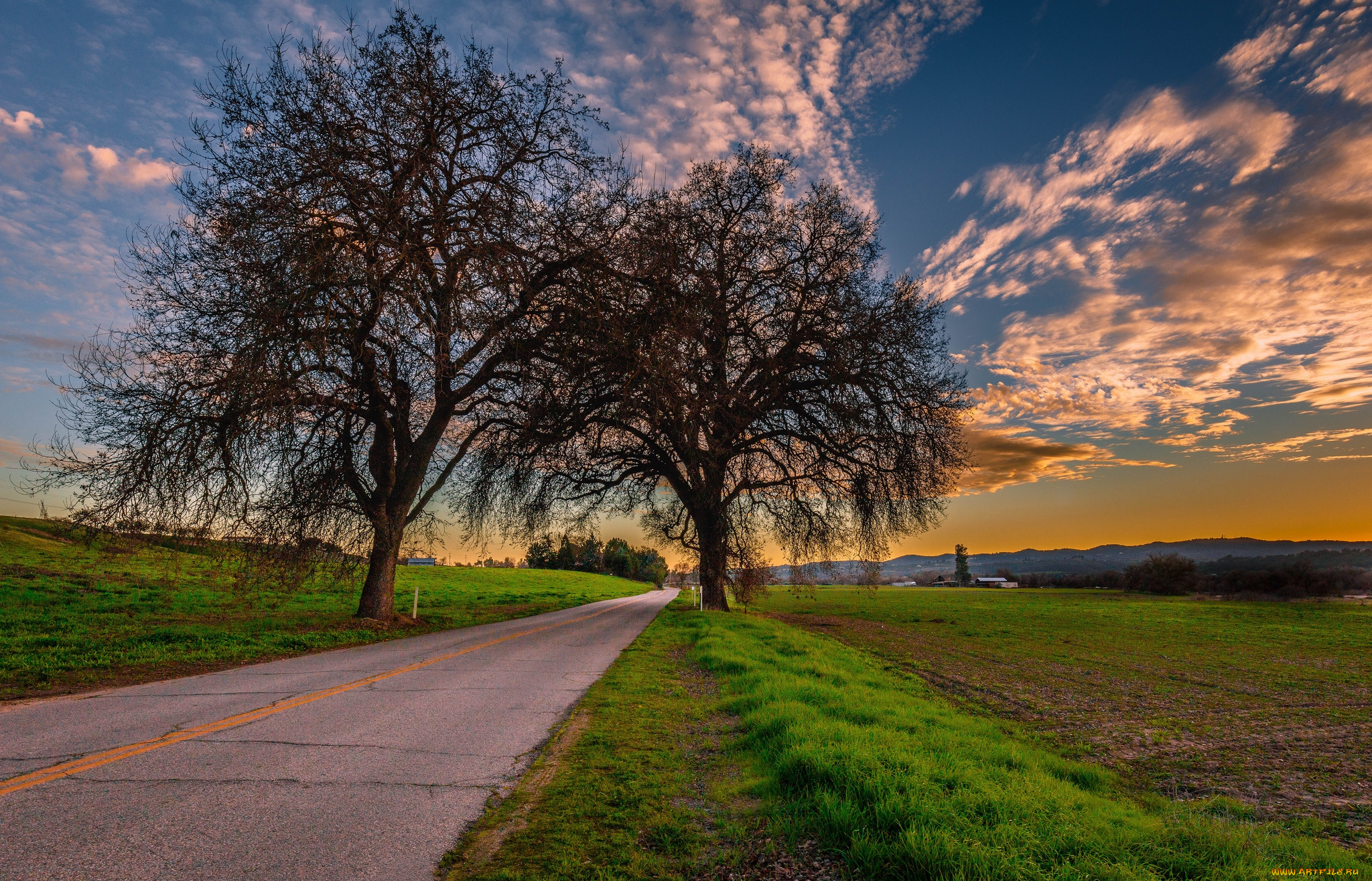 природа, дороги, тракт