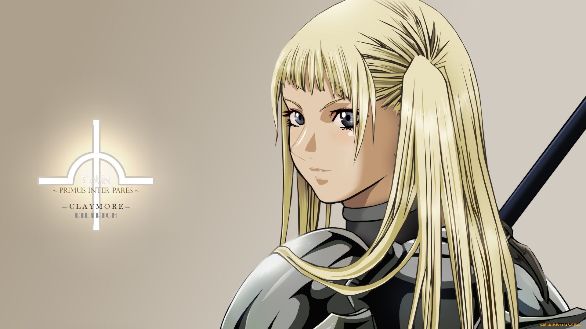 аниме, claymore, фон, девушка, арт