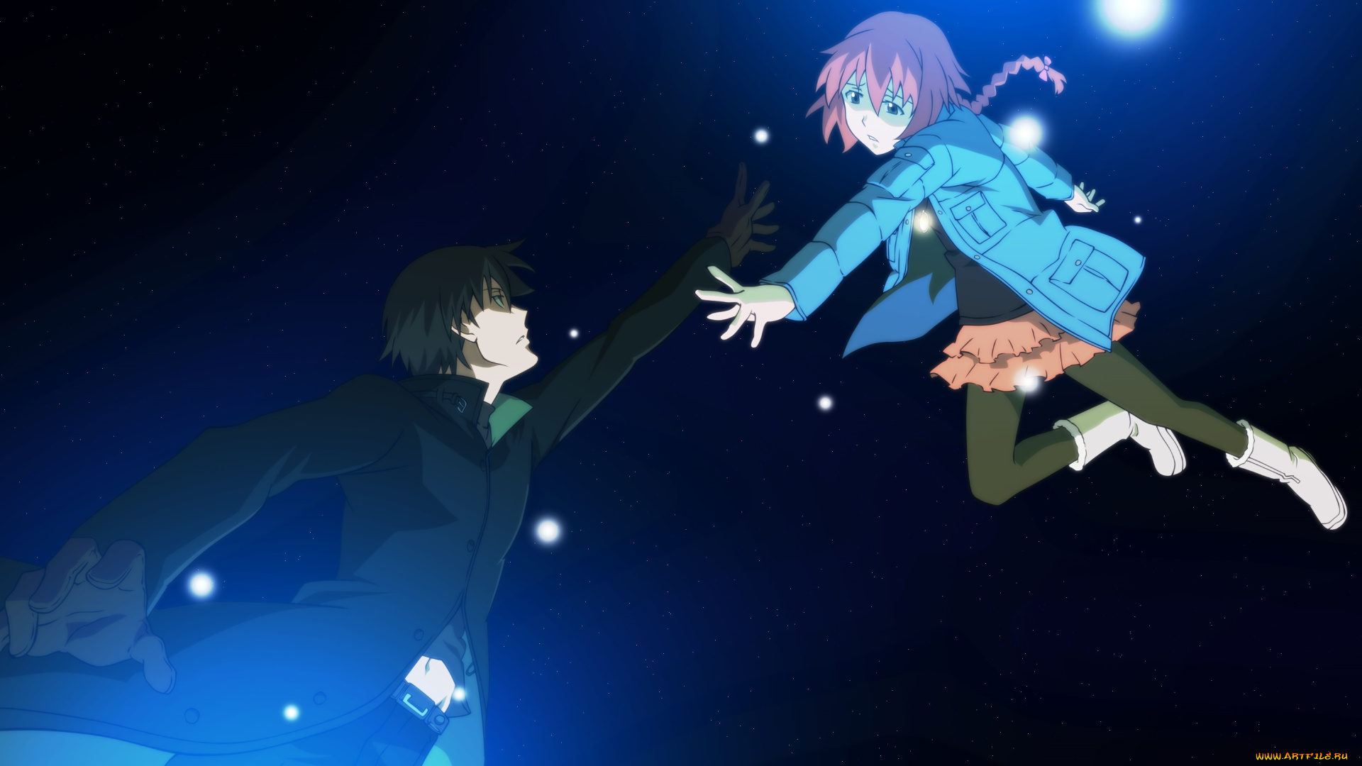 аниме, darker, than, black, хей, суо