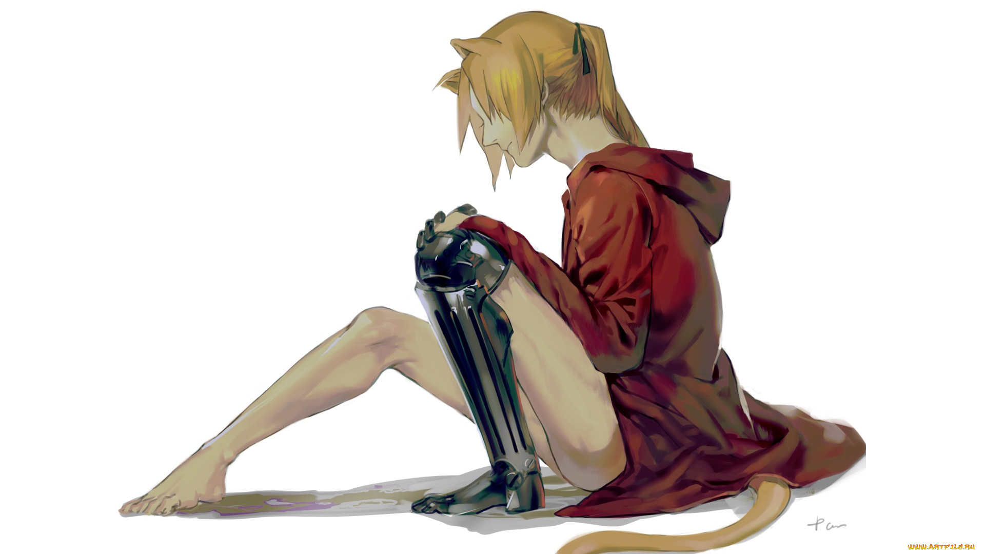 аниме, fullmetal, alchemist, эдвард