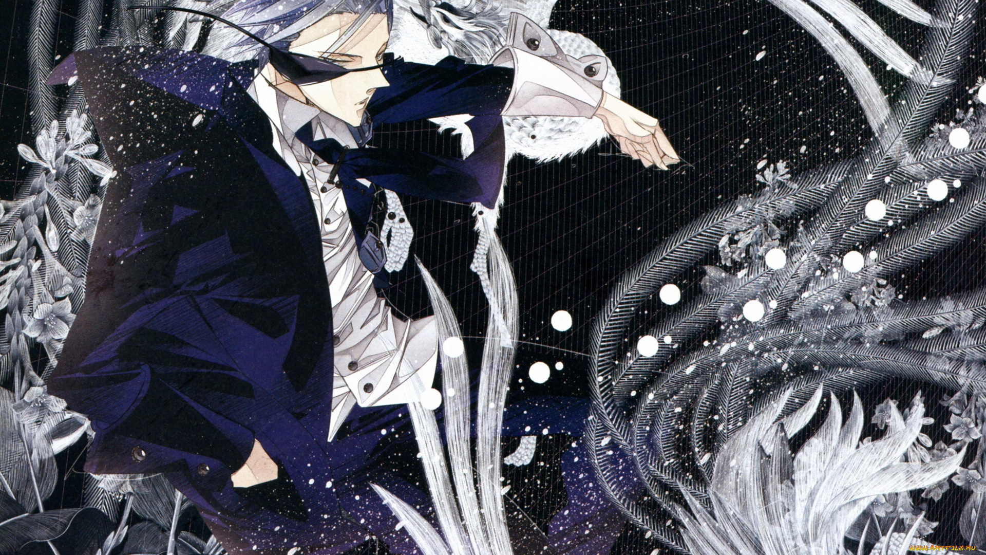 аниме, hana, awase, парень