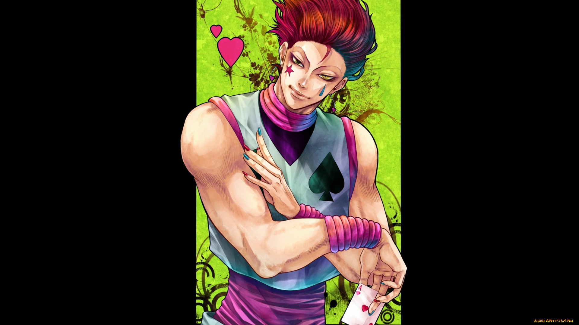 аниме, hunter, x, hunter, хисока