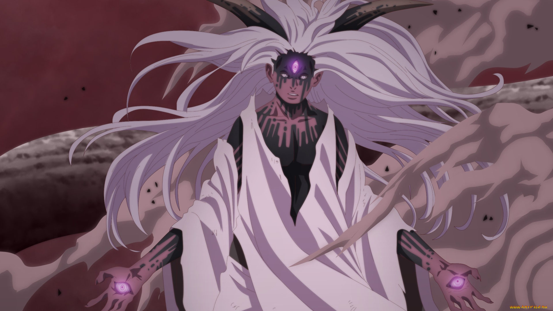 аниме, naruto, momoshiki