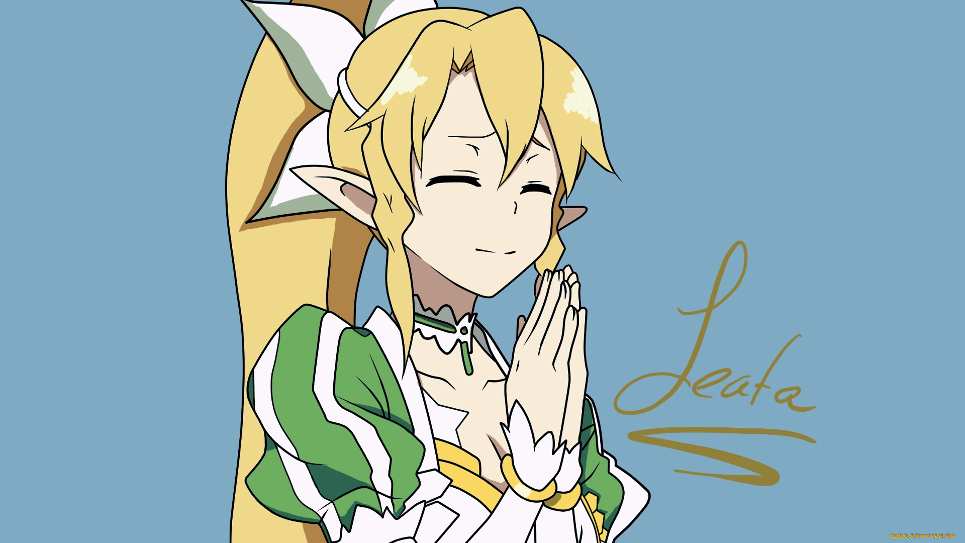 аниме, sword, art, online, девушка, фон, взгляд